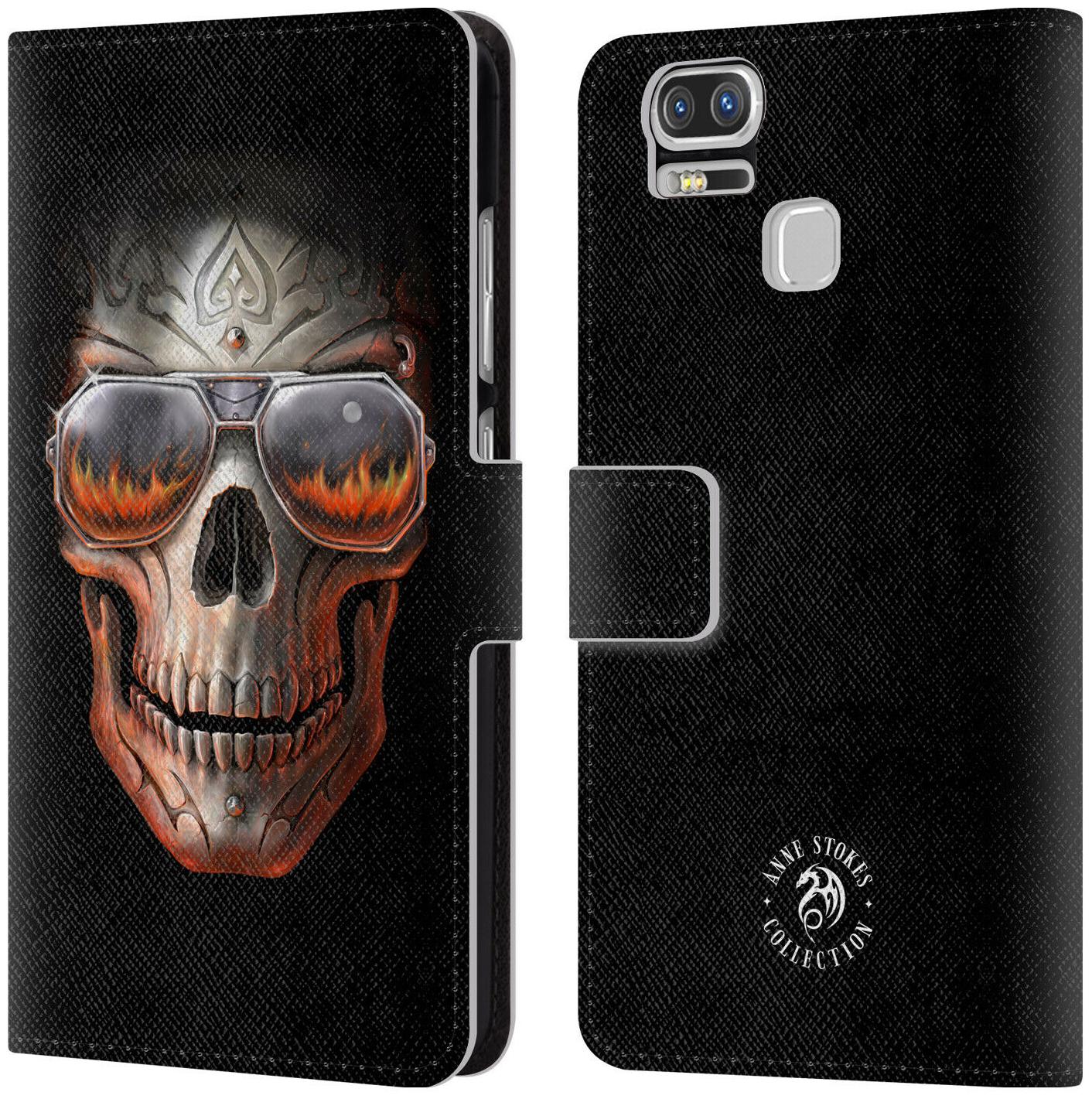 

OFFICIAL ANNE STOKES FIRE TRIBAL LEATHER BOOK CASE FOR ASUS ZENFONE PHONES