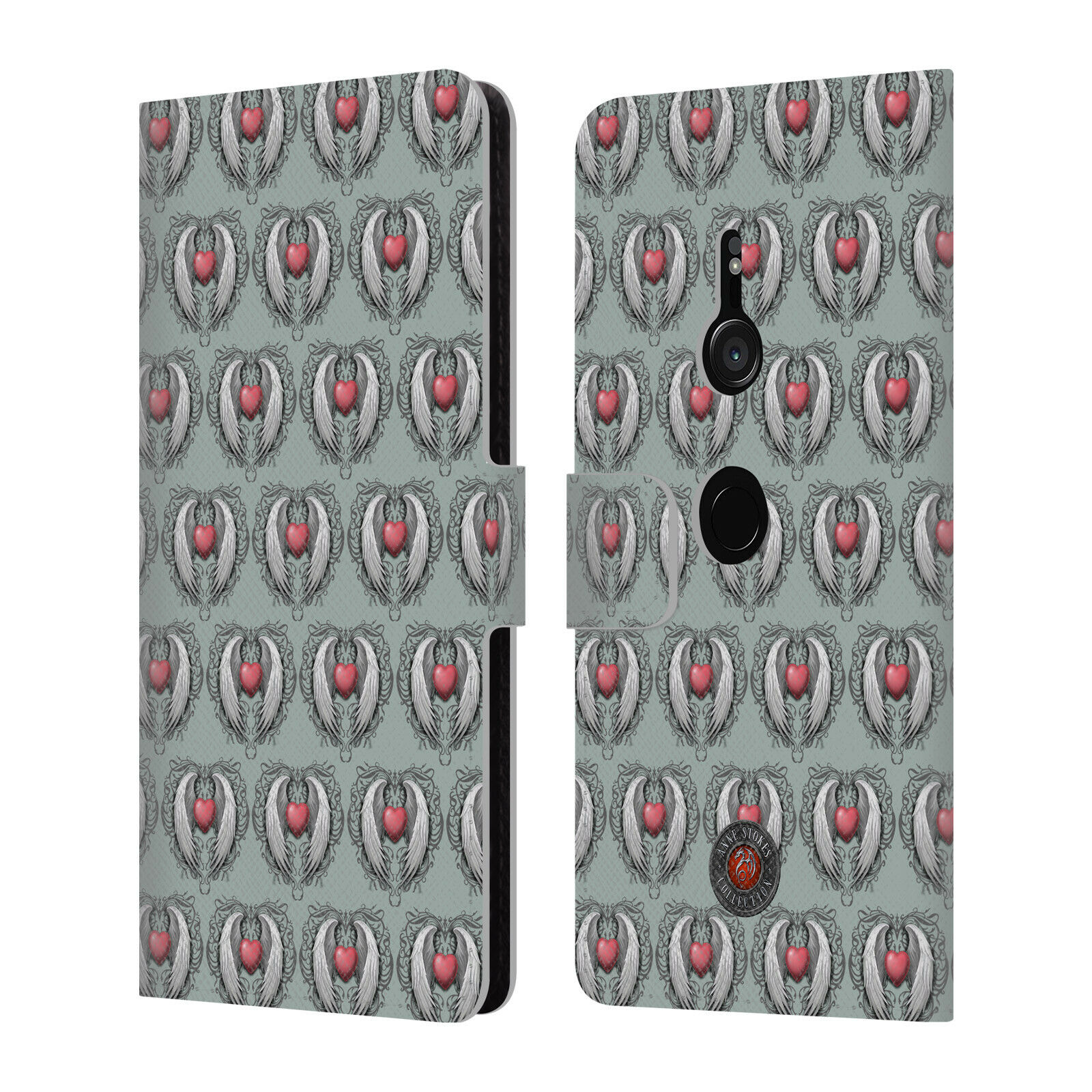 

OFFICIAL ANNE STOKES MOTIF PATTERNS LEATHER BOOK WALLET CASE FOR SONY PHONES 1