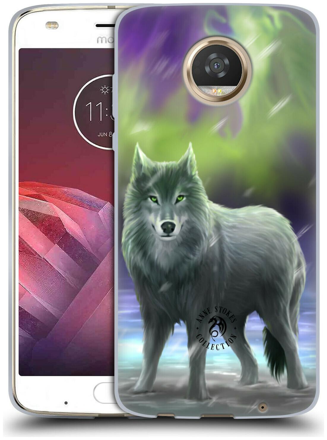 

OFFICIAL ANNE STOKES WOLVES GEL CASE FOR MOTOROLA PHONES