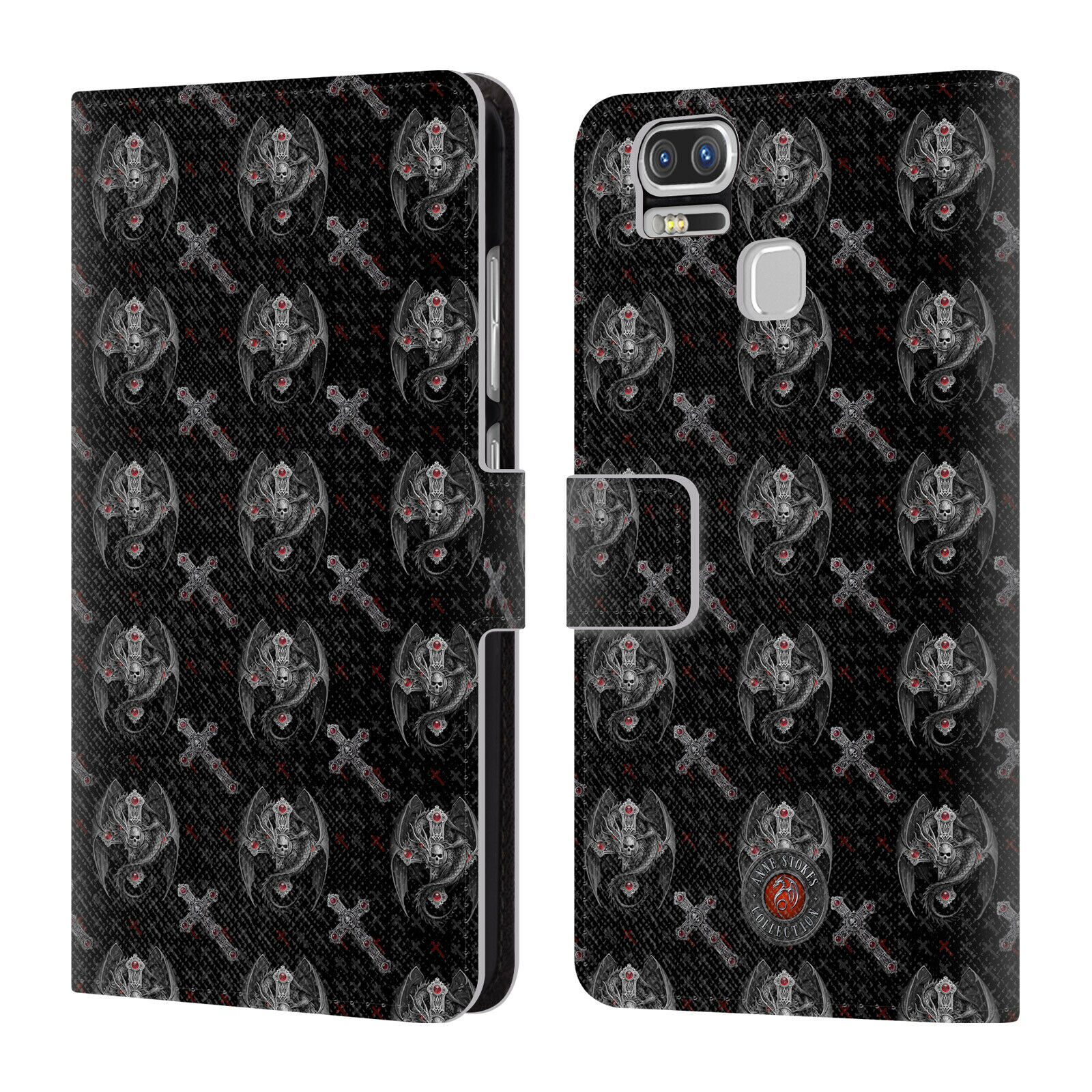 

OFFICIAL ANNE STOKES GOTHIC LEATHER BOOK WALLET CASE FOR ASUS ZENFONE PHONES