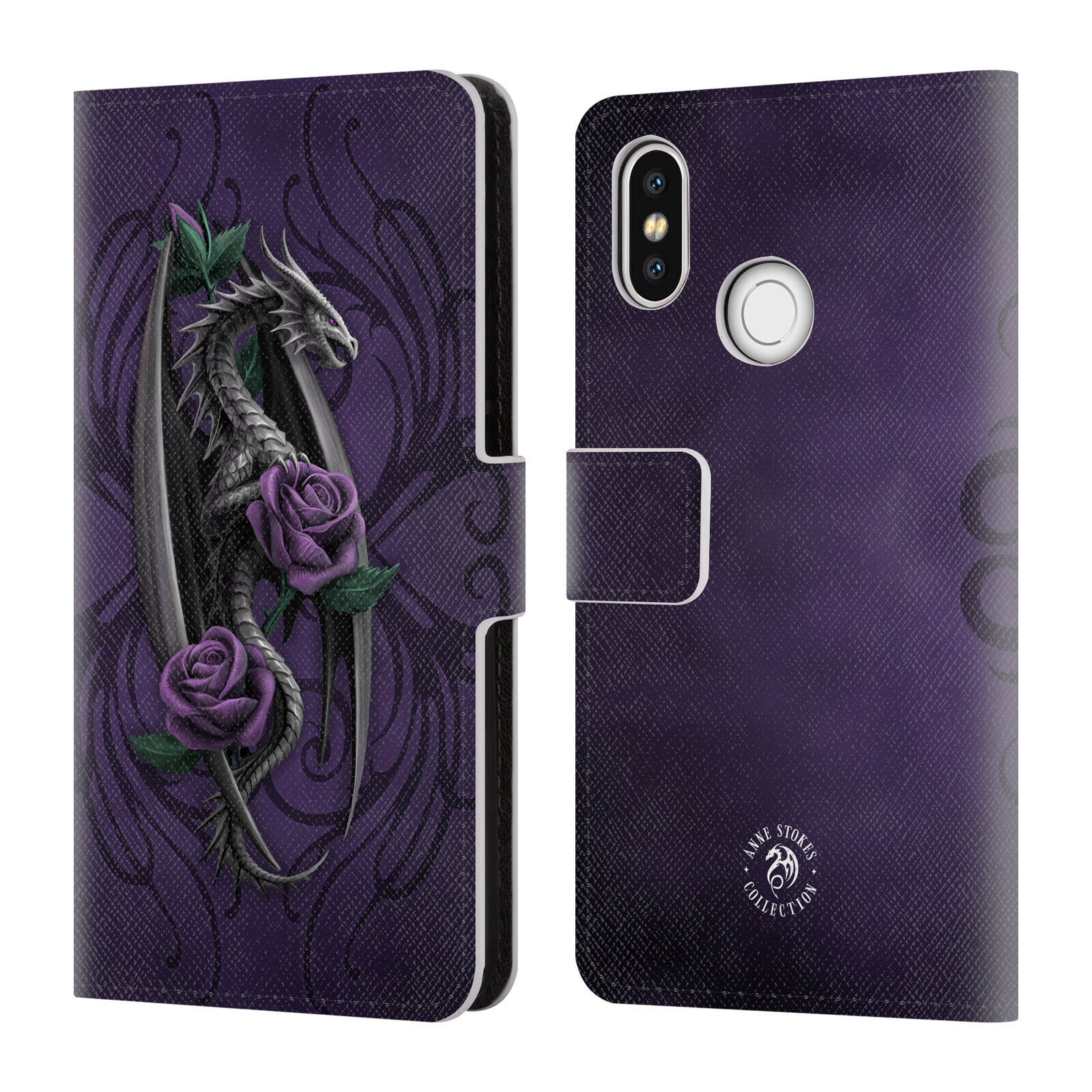

OFFICIAL ANNE STOKES DRAGONS 3 LEATHER BOOK WALLET CASE COVER FOR XIAOMI PHONES
