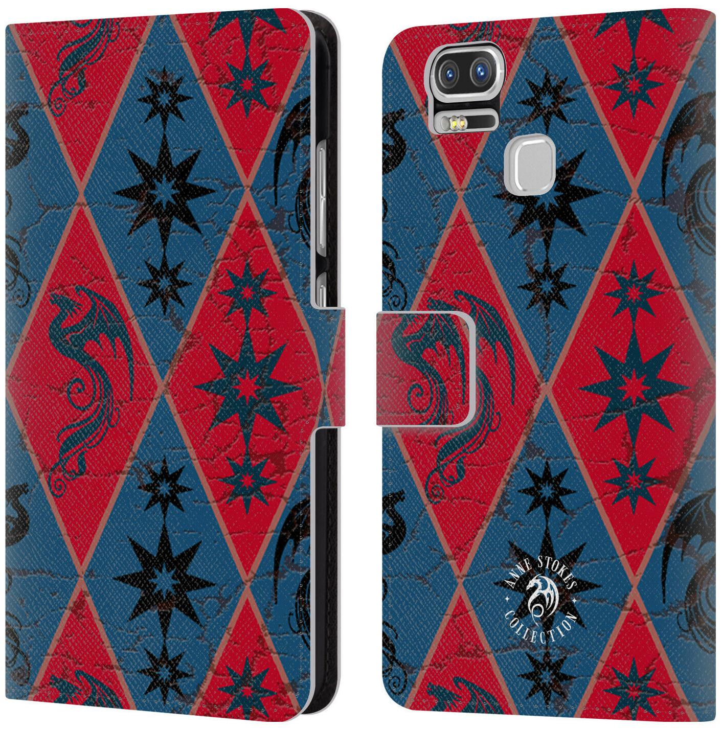 

OFFICIAL ANNE STOKES FIRE TRIBAL LEATHER BOOK CASE FOR ASUS ZENFONE PHONES