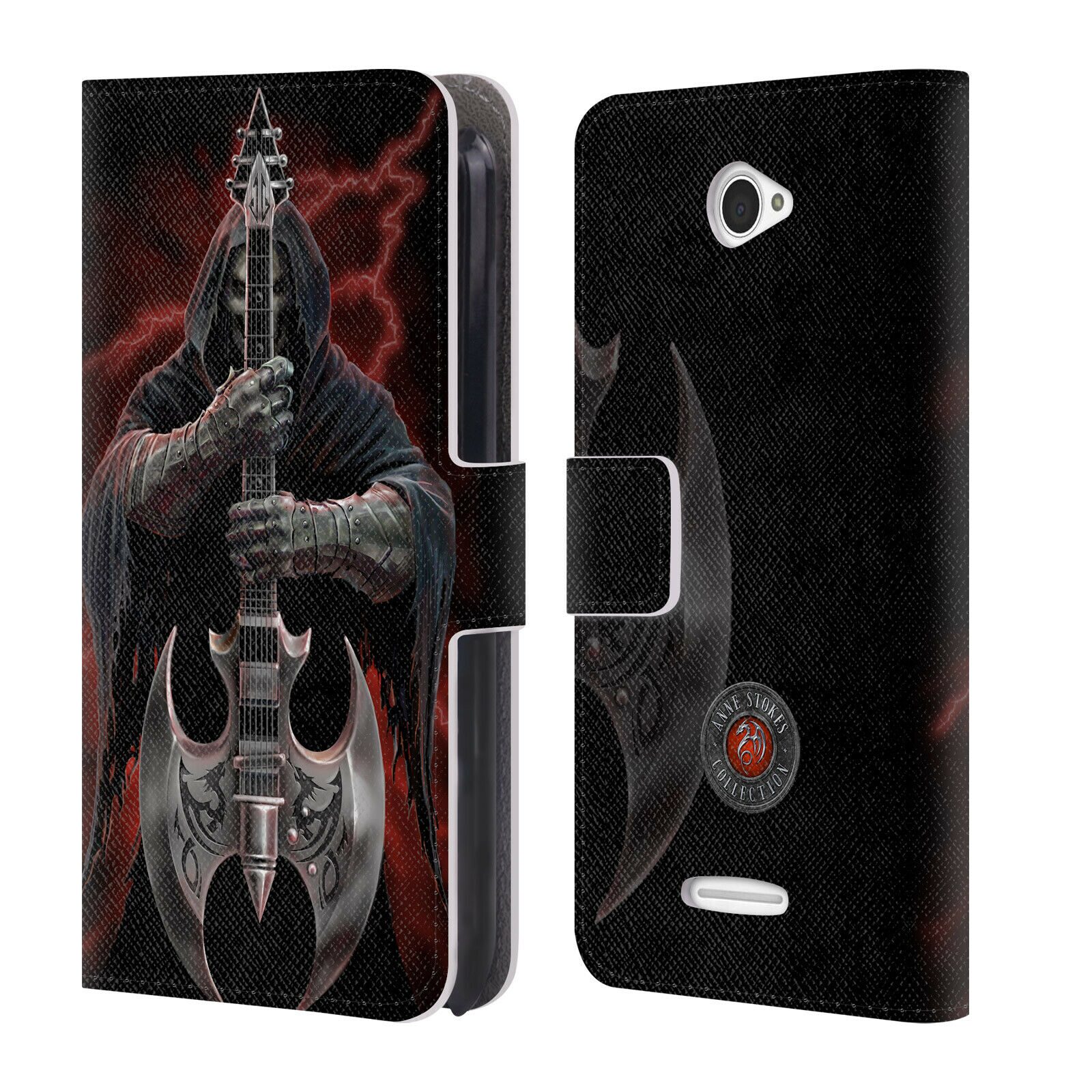 

OFFICIAL ANNE STOKES TRIBAL LEATHER BOOK WALLET CASE COVER FOR SONY PHONES 2