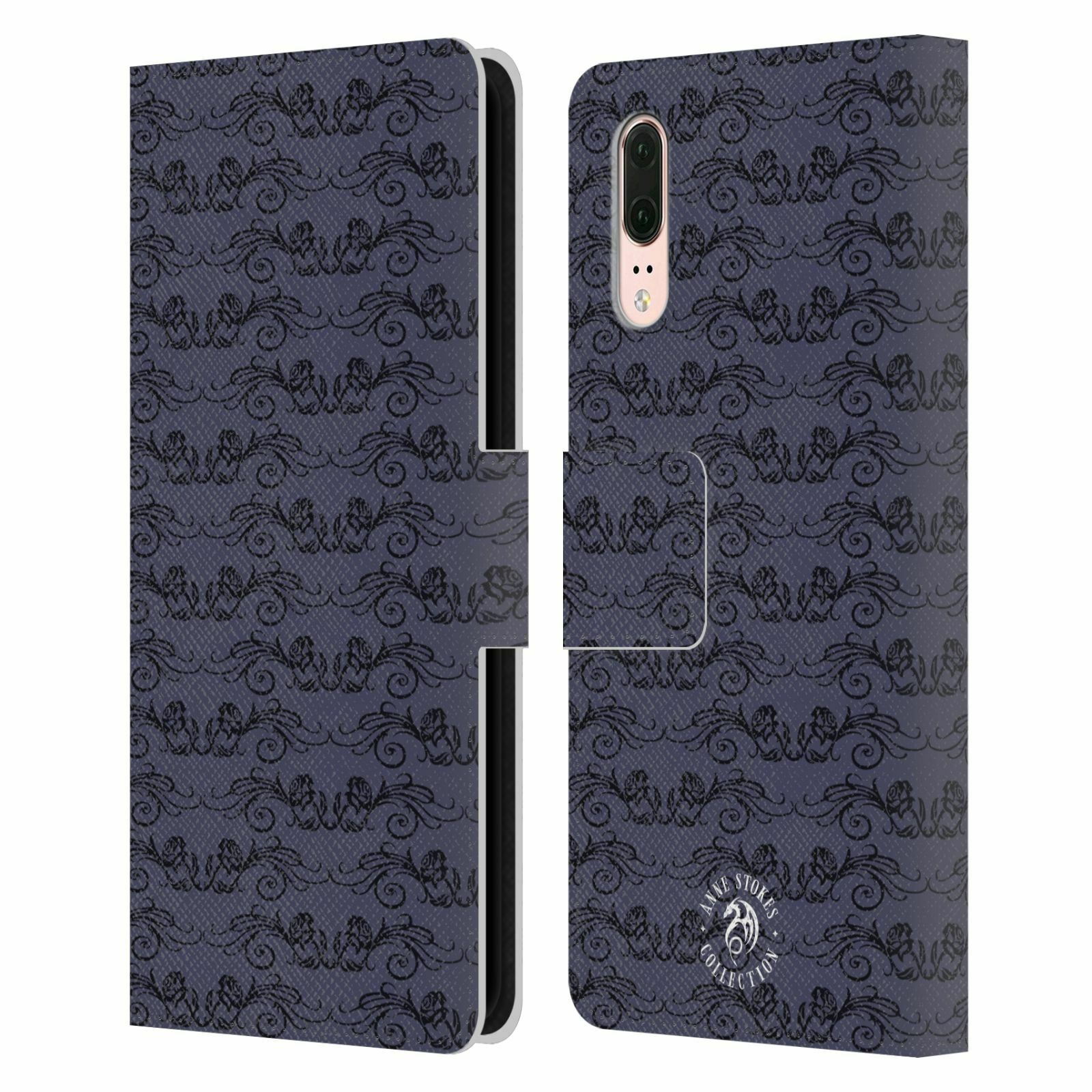 

OFFICIAL ANNE STOKES DARK HEARTS LEATHER BOOK WALLET CASE FOR HUAWEI PHONES