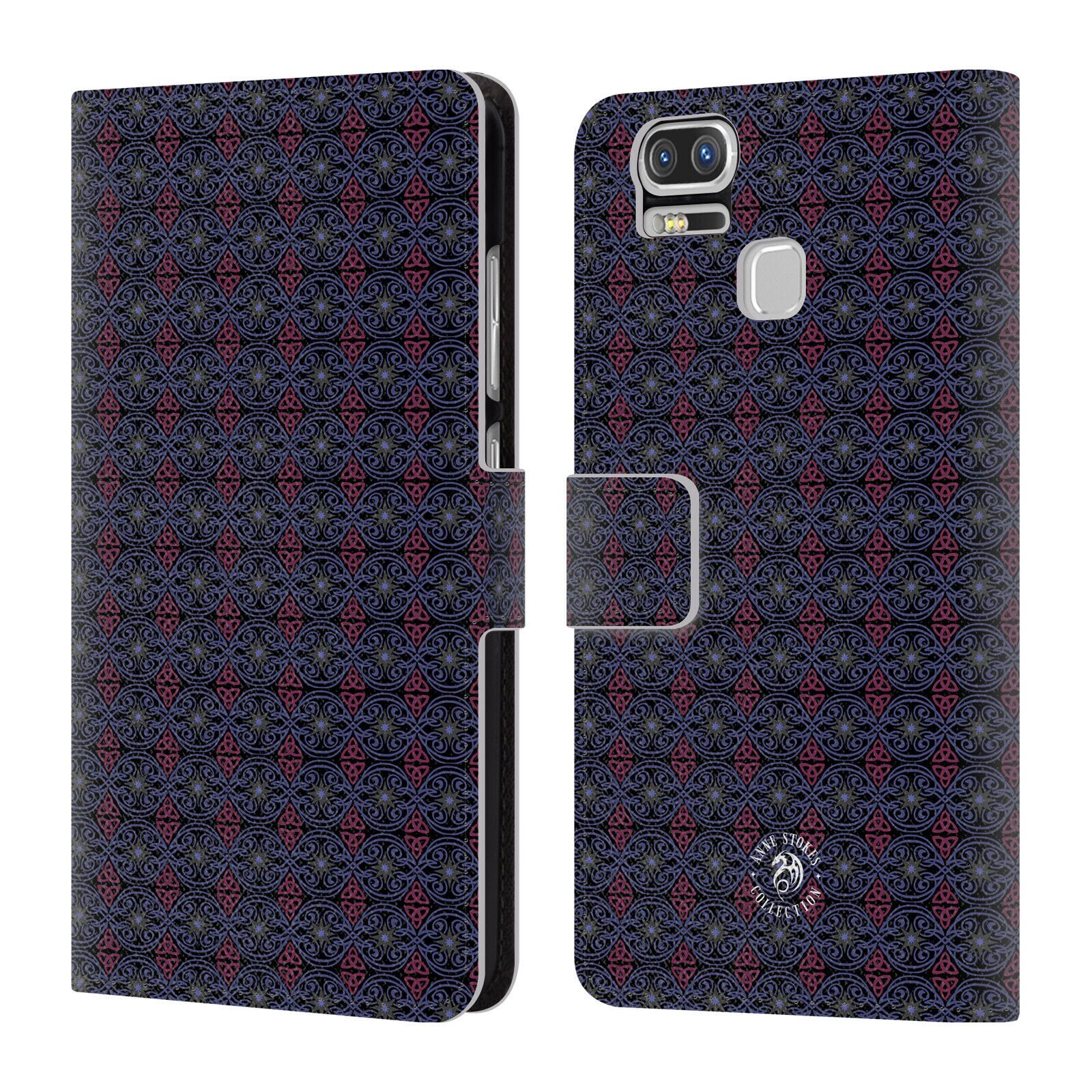 

OFFICIAL ANNE STOKES MOTIF PATTERNS LEATHER BOOK CASE FOR ASUS ZENFONE PHONES