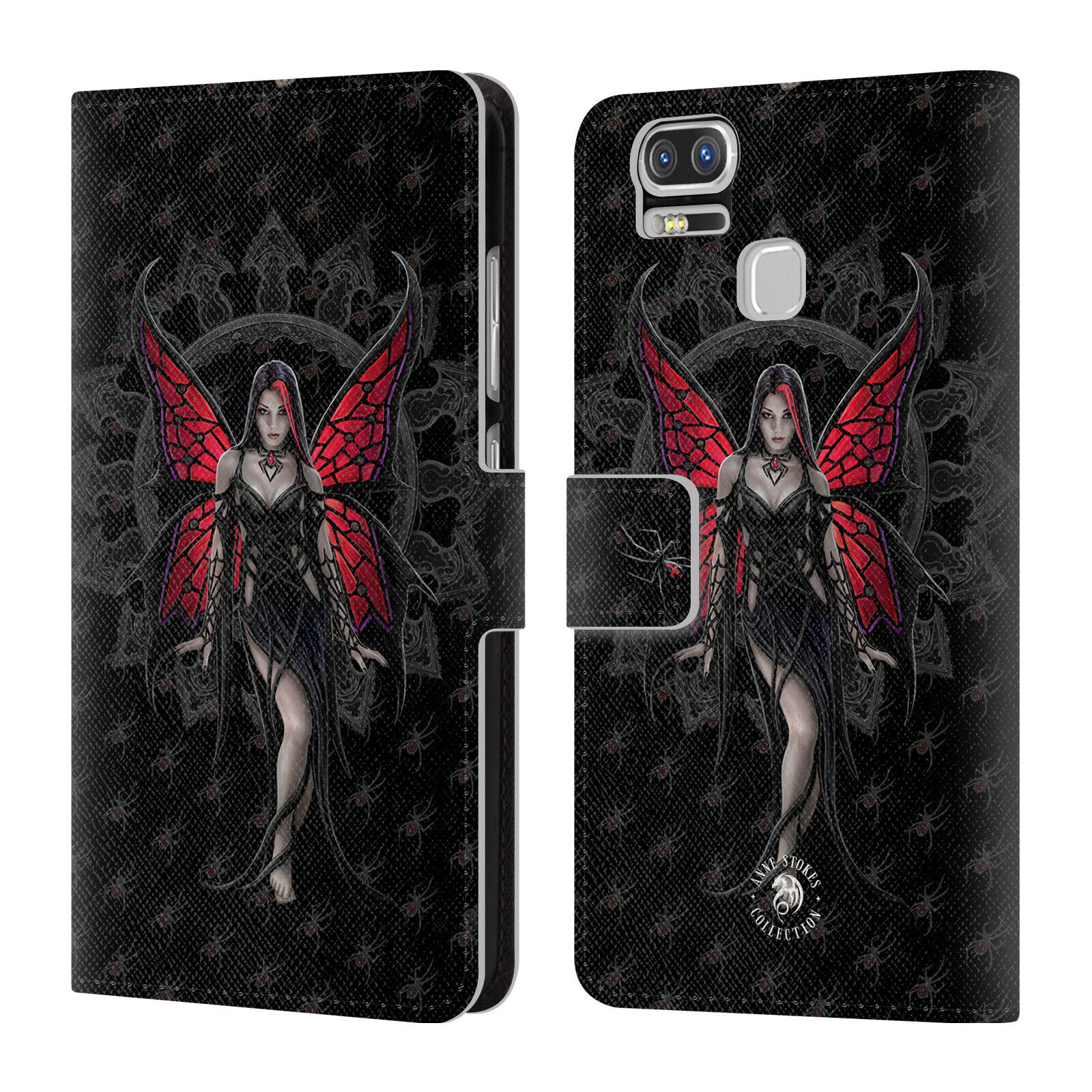 

OFFICIAL ANNE STOKES GOTHIC LEATHER BOOK WALLET CASE FOR ASUS ZENFONE PHONES