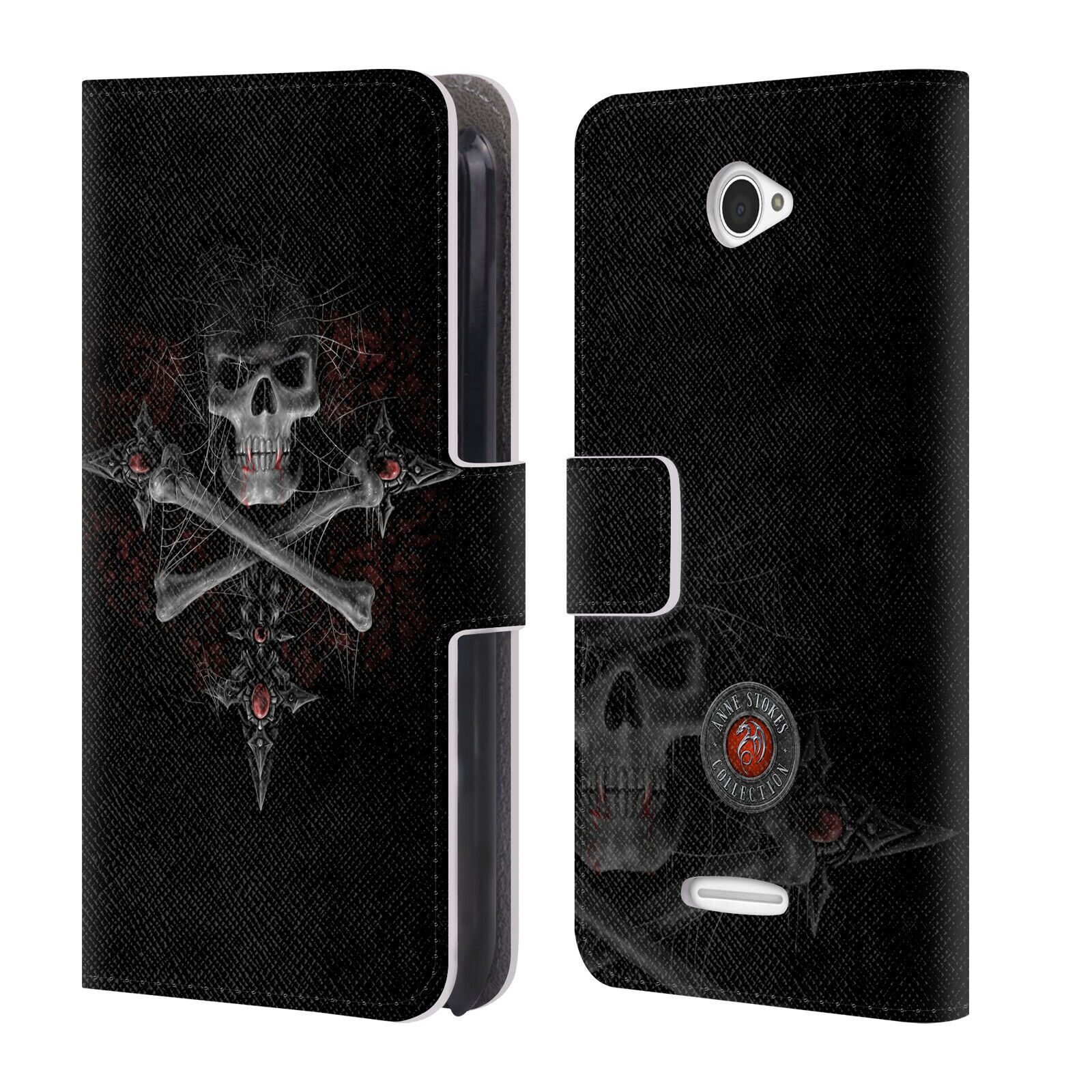 

OFFICIAL ANNE STOKES TRIBAL LEATHER BOOK WALLET CASE COVER FOR SONY PHONES 2