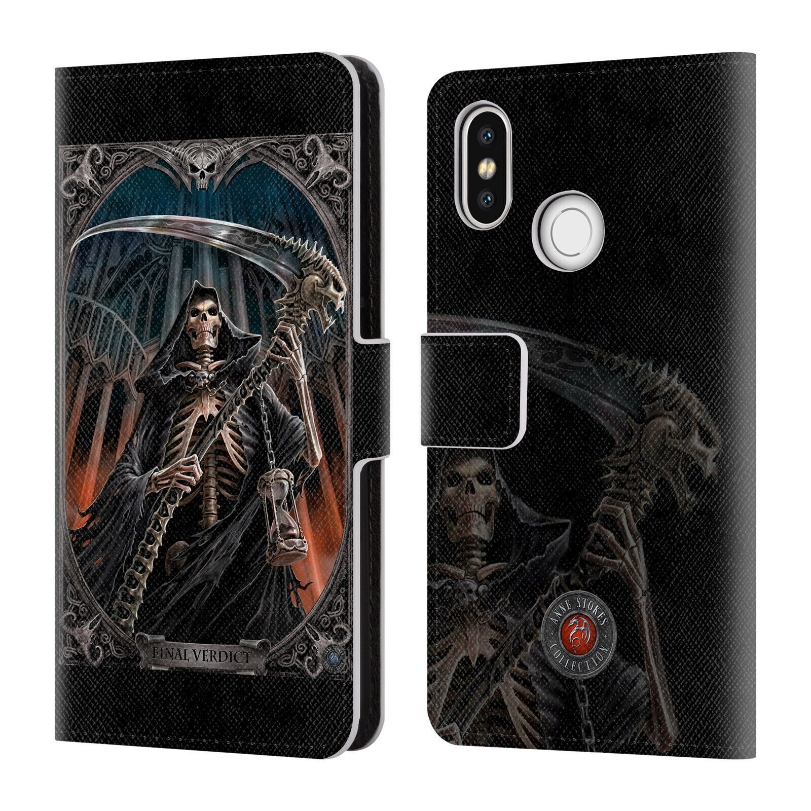 

OFFICIAL ANNE STOKES TRIBAL LEATHER BOOK WALLET CASE COVER FOR XIAOMI PHONES