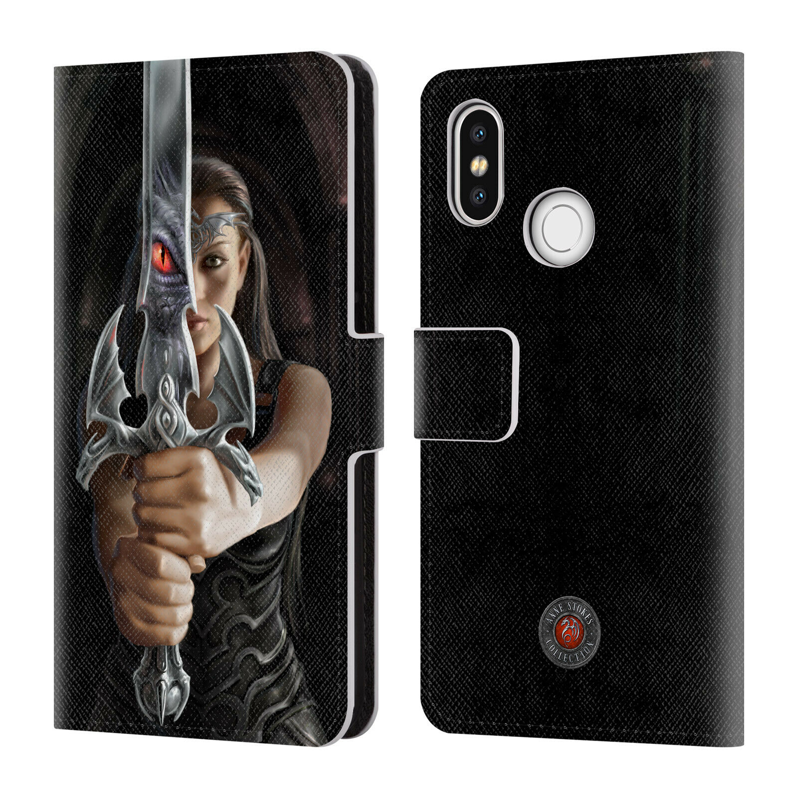 

OFFICIAL ANNE STOKES DRAGONS 3 LEATHER BOOK WALLET CASE COVER FOR XIAOMI PHONES