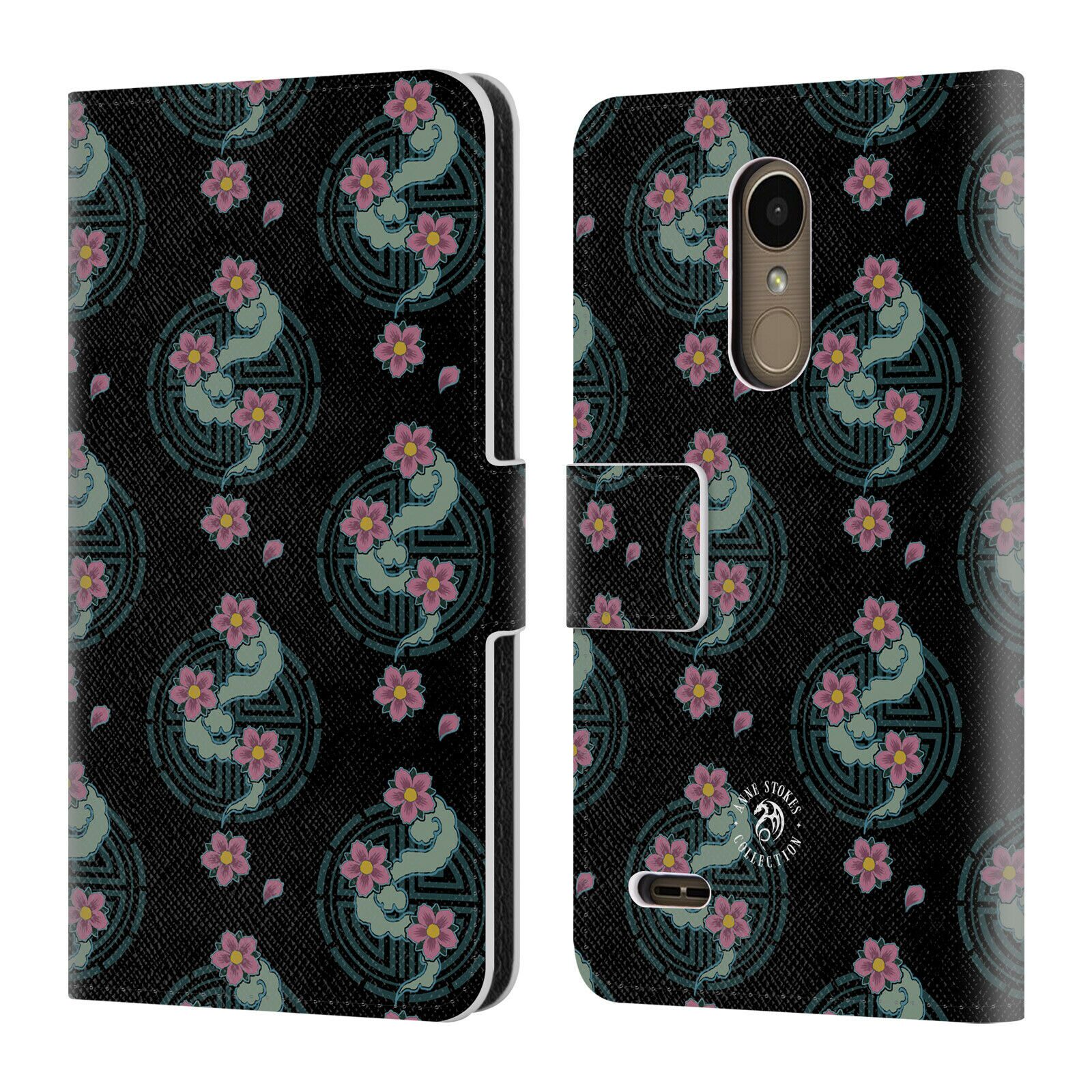 

OFFICIAL ANNE STOKES MOTIF PATTERNS LEATHER BOOK WALLET CASE FOR LG PHONES 1