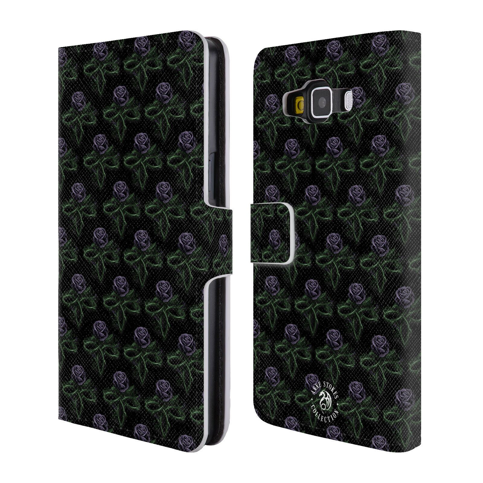 

OFFICIAL ANNE STOKES MOTIF PATTERNS LEATHER BOOK CASE FOR SAMSUNG PHONES 2