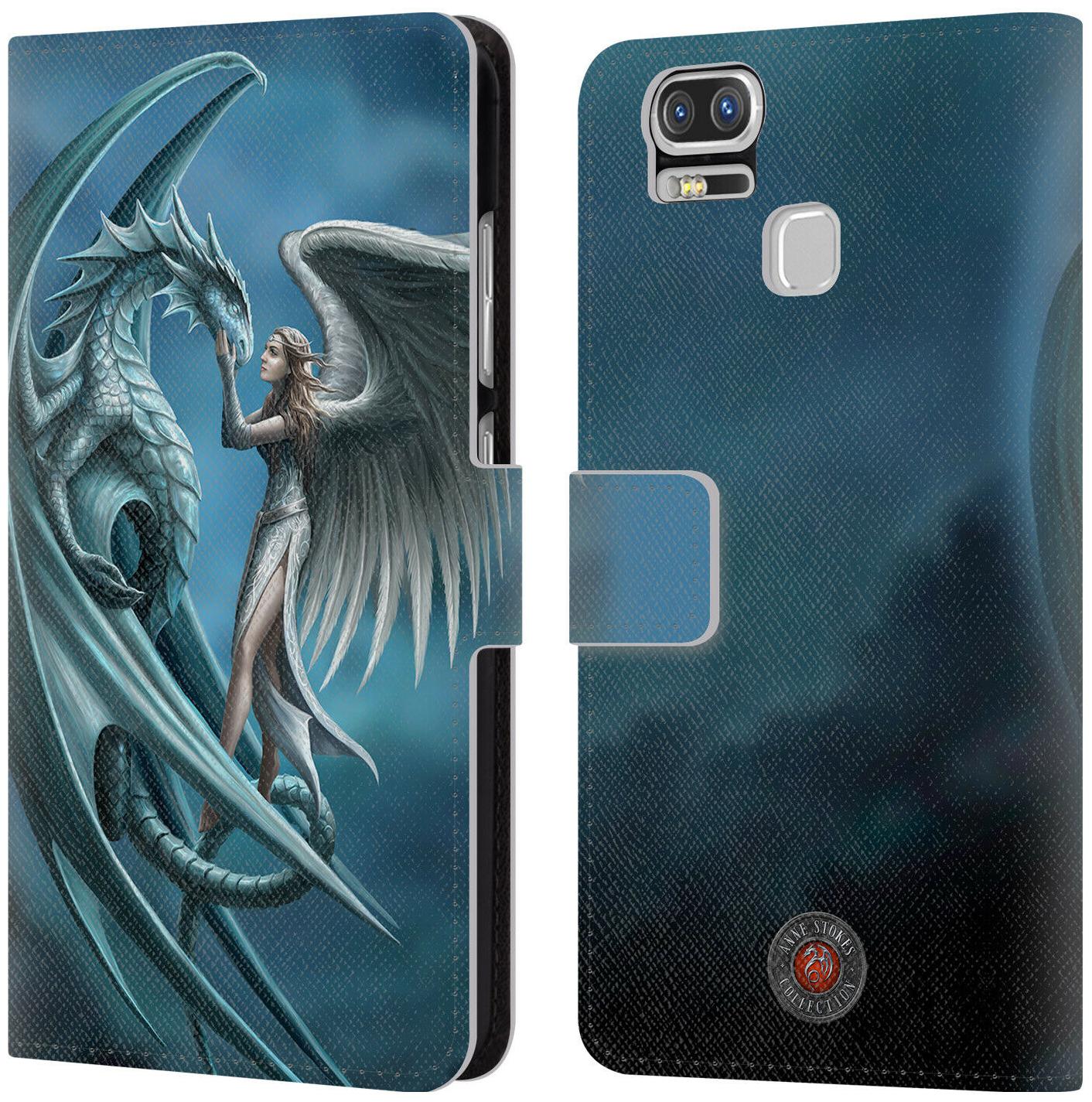 

OFFICIAL ANNE STOKES DRAGON FRIENDSHIP LEATHER BOOK CASE FOR ASUS ZENFONE PHONES