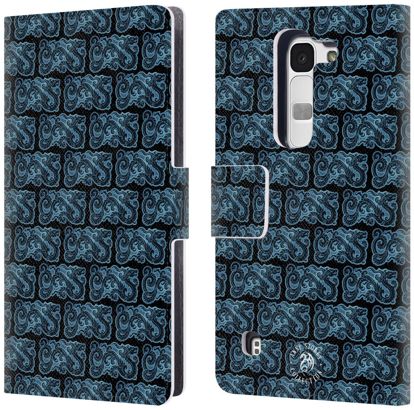 

OFFICIAL ANNE STOKES MOTIF PATTERNS LEATHER BOOK WALLET CASE FOR LG PHONES 2