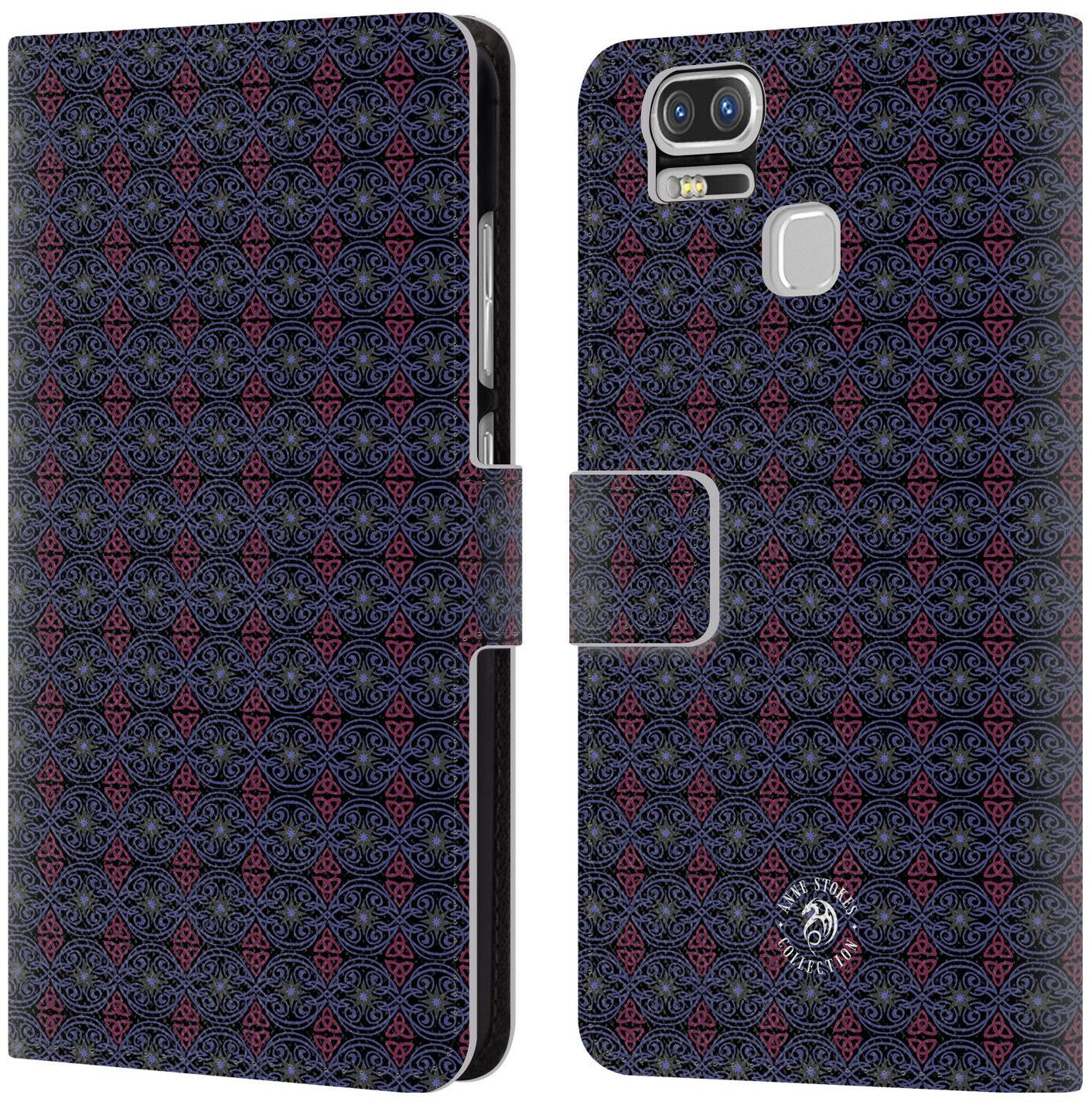 

OFFICIAL ANNE STOKES MOTIF PATTERNS LEATHER BOOK CASE FOR ASUS ZENFONE PHONES