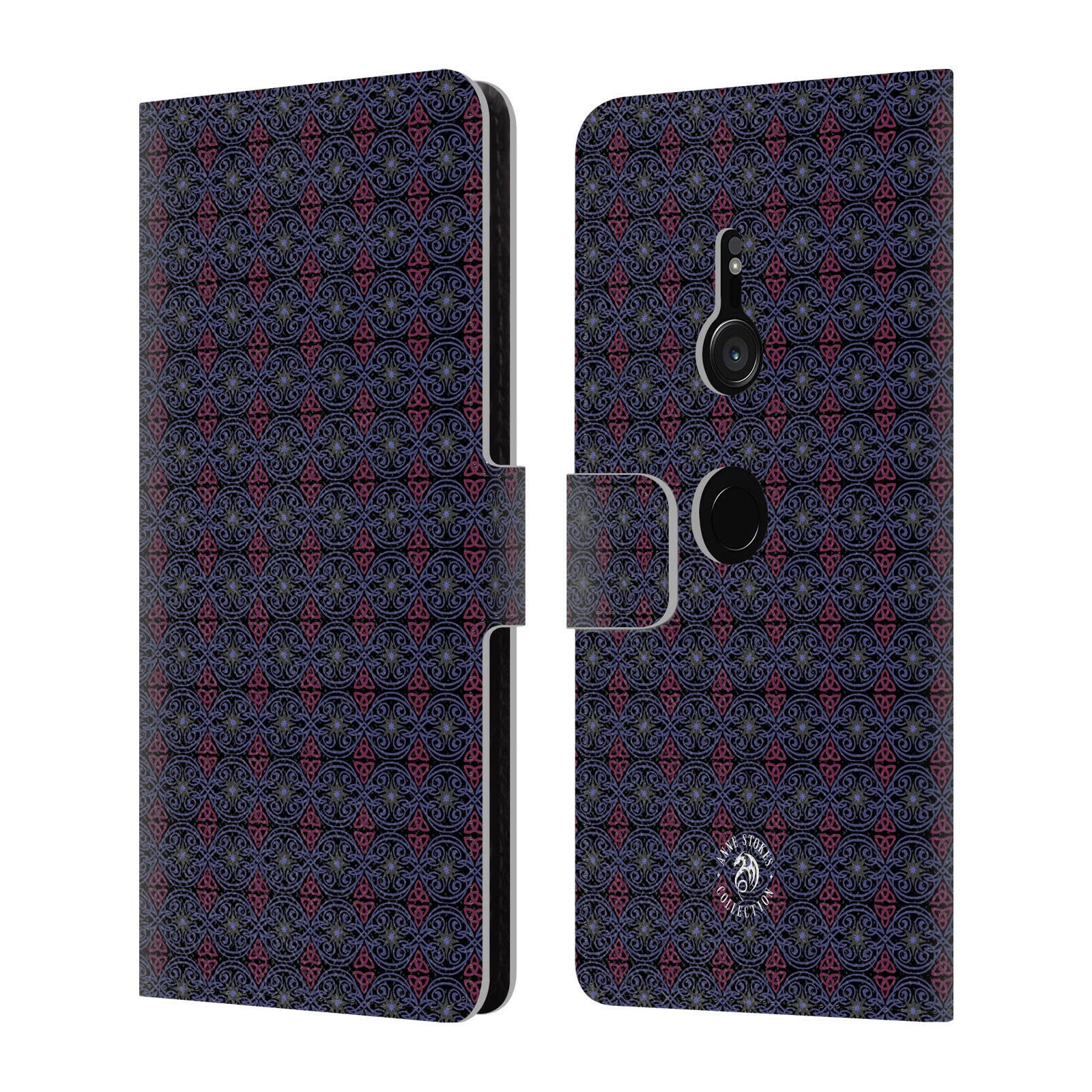 

OFFICIAL ANNE STOKES MOTIF PATTERNS LEATHER BOOK WALLET CASE FOR SONY PHONES 1