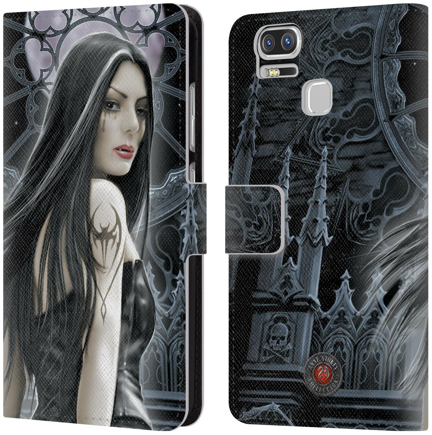 

OFFICIAL ANNE STOKES GOTHIC LEATHER BOOK WALLET CASE FOR ASUS ZENFONE PHONES