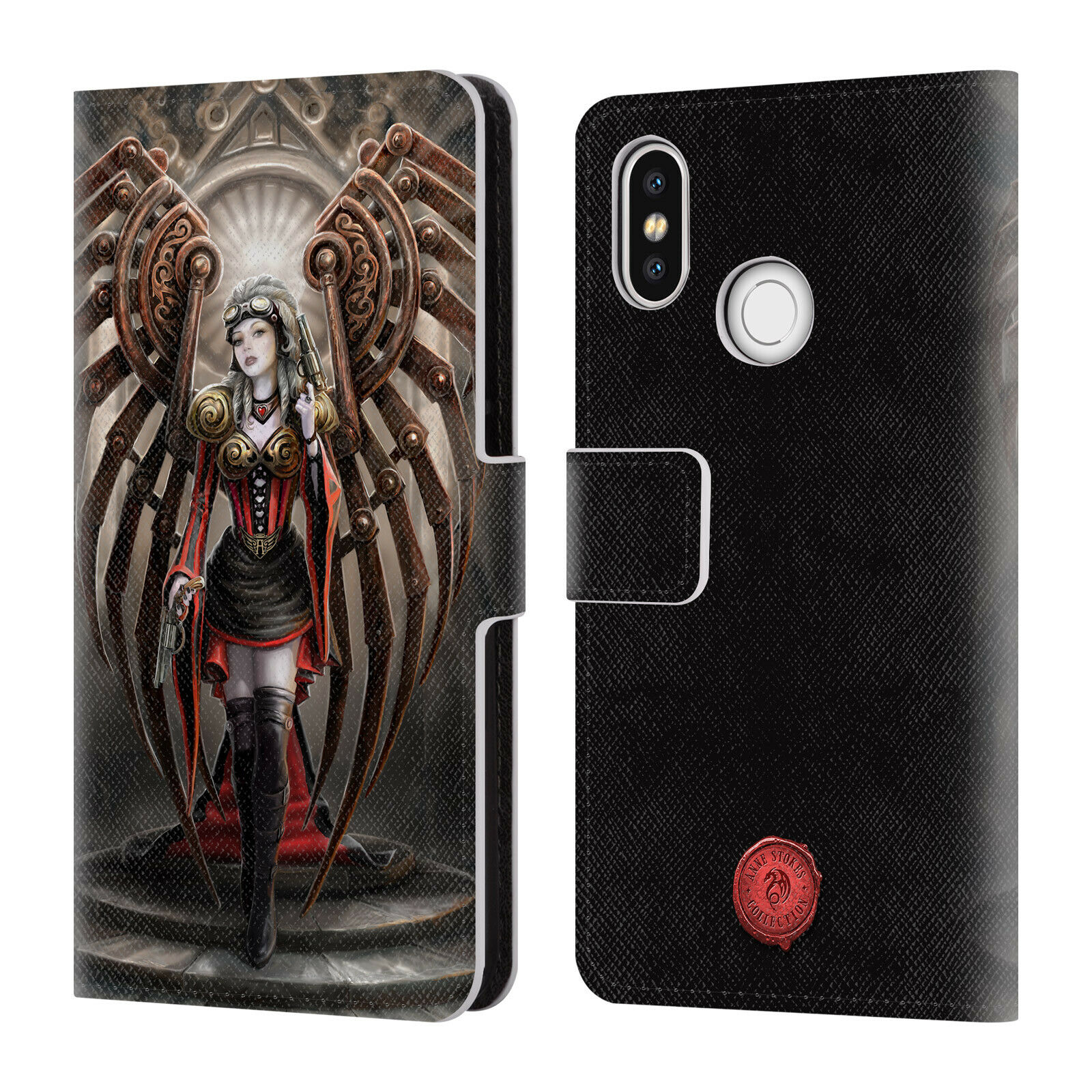 

OFFICIAL ANNE STOKES STEAMPUNK LEATHER BOOK WALLET CASE COVER FOR XIAOMI PHONES