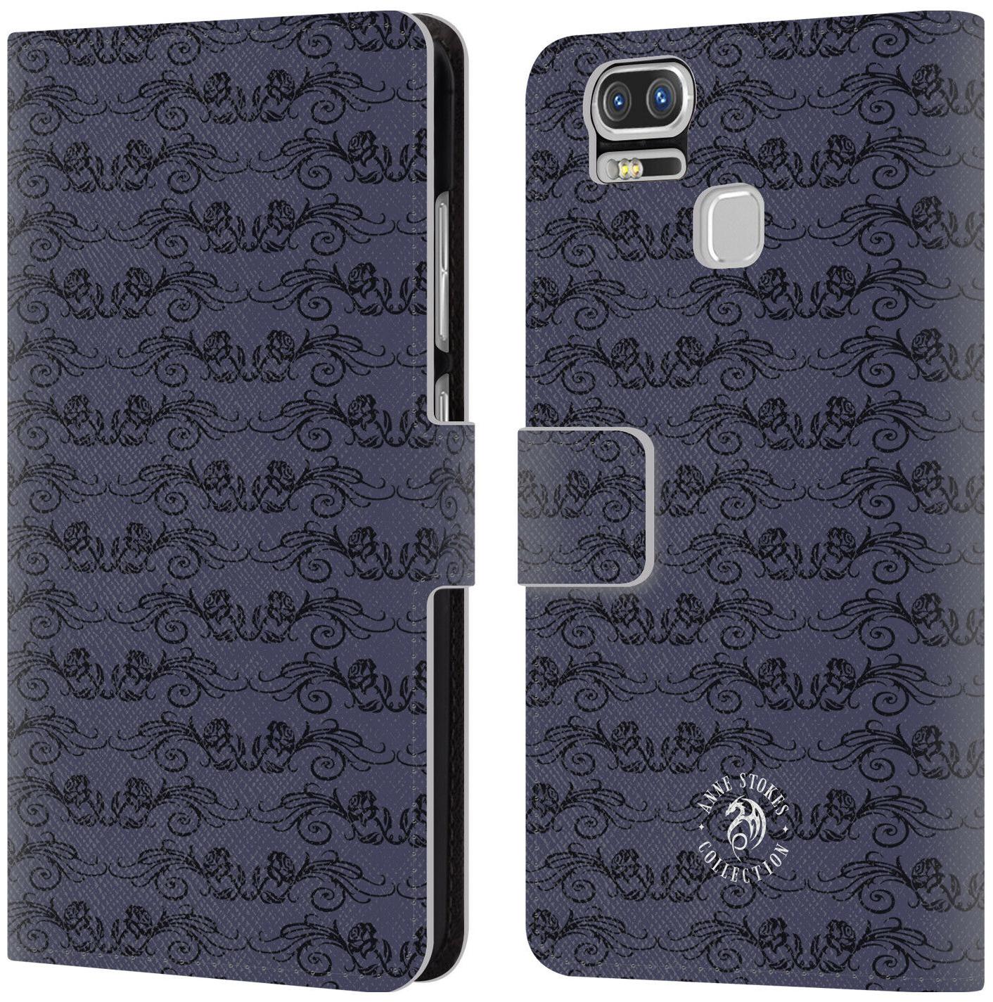 

OFFICIAL ANNE STOKES DARK HEARTS LEATHER BOOK CASE FOR ASUS ZENFONE PHONES