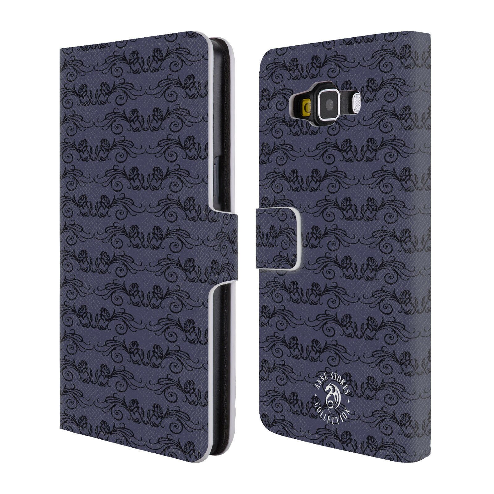 

OFFICIAL ANNE STOKES DARK HEARTS LEATHER BOOK WALLET CASE FOR SAMSUNG PHONES 2
