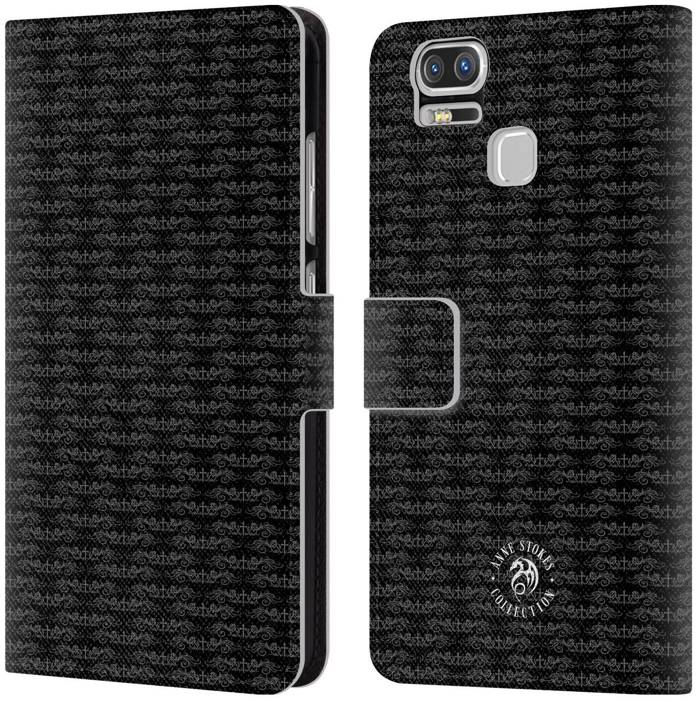 

OFFICIAL ANNE STOKES DARK HEARTS LEATHER BOOK CASE FOR ASUS ZENFONE PHONES