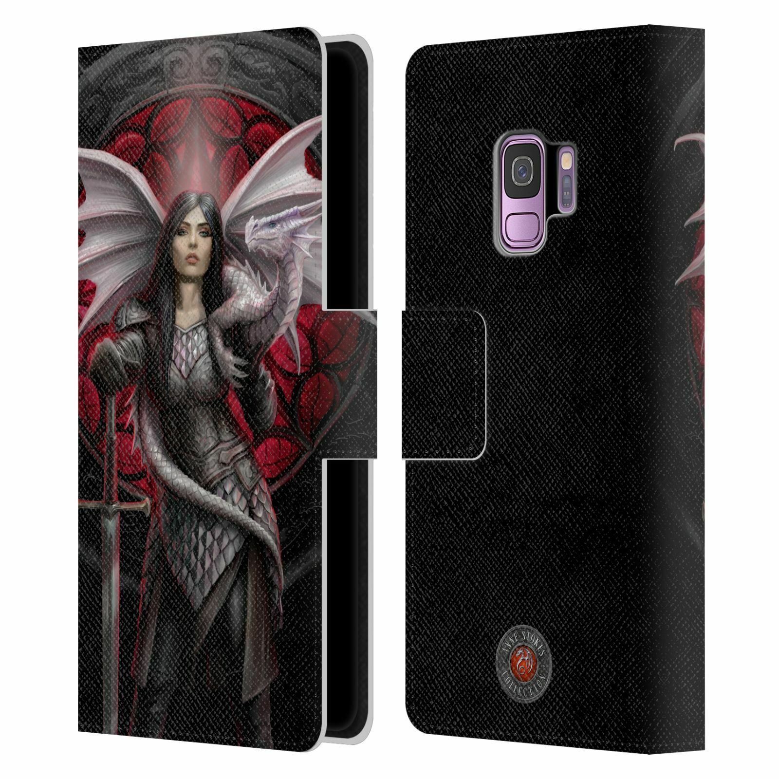 

OFFICIAL ANNE STOKES DRAGONS 4 LEATHER BOOK WALLET CASE FOR SAMSUNG PHONES 1