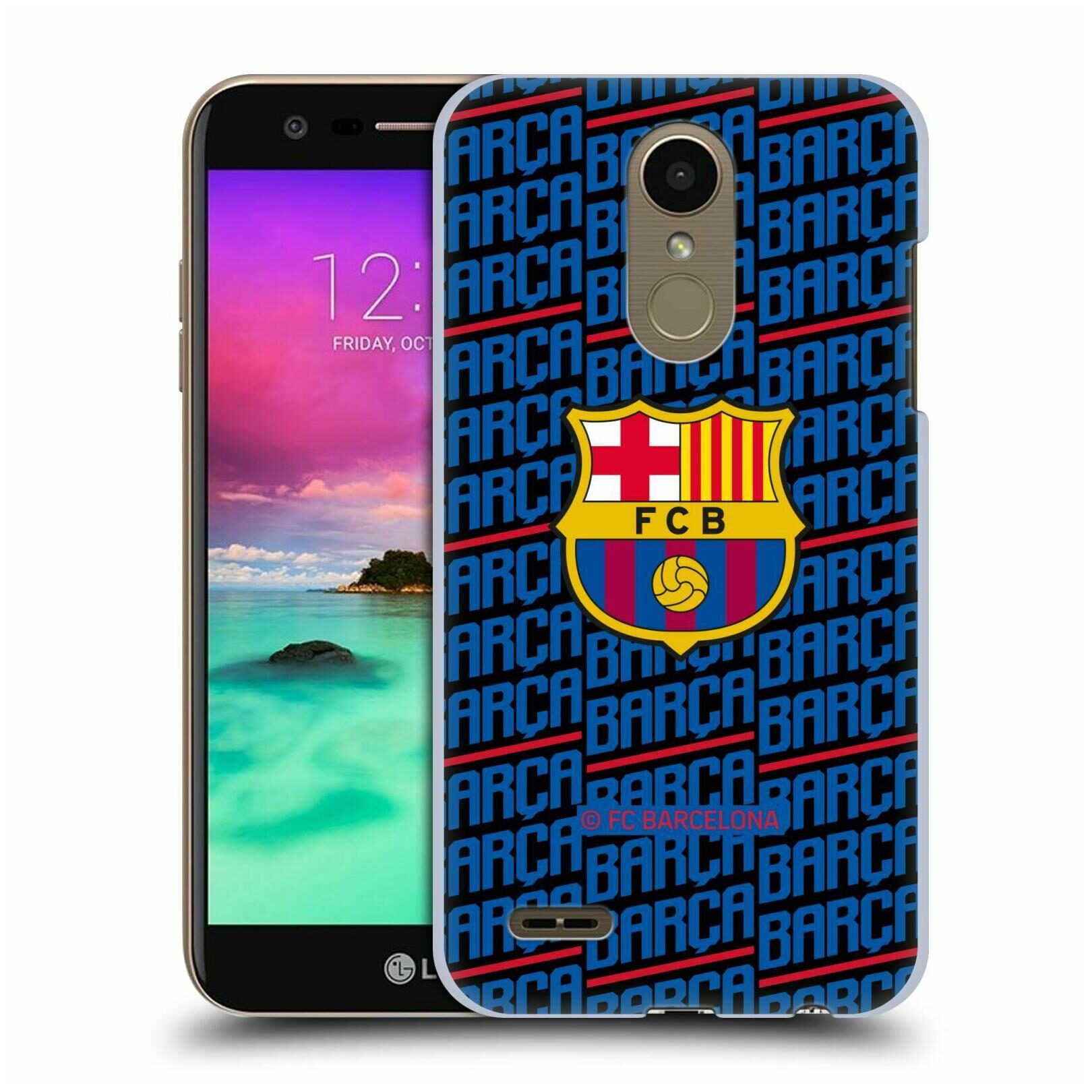 

OFFICIAL FC BARCELONA CREST PATTERNS HARD BACK CASE FOR LG PHONES 1