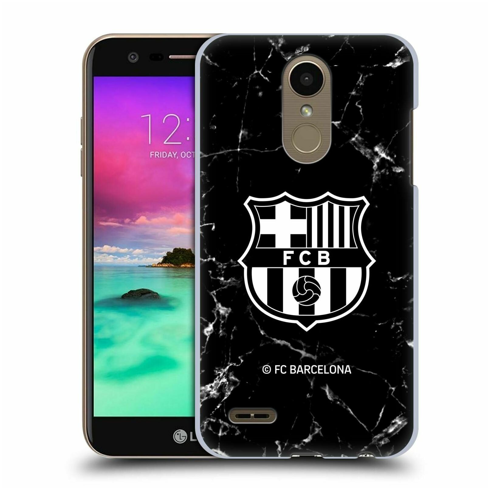 

OFFICIAL FC BARCELONA CREST PATTERNS HARD BACK CASE FOR LG PHONES 1