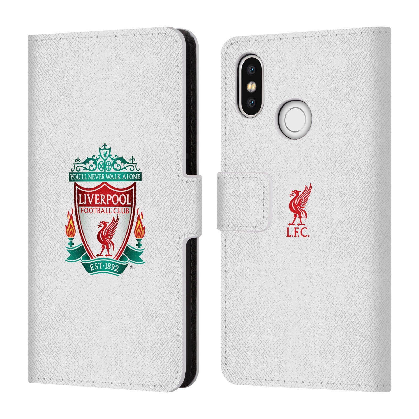 

OFFICIAL LIVERPOOL FOOTBALL CLUB CREST 1 PU LEATHER BOOK CASE FOR XIAOMI PHONES