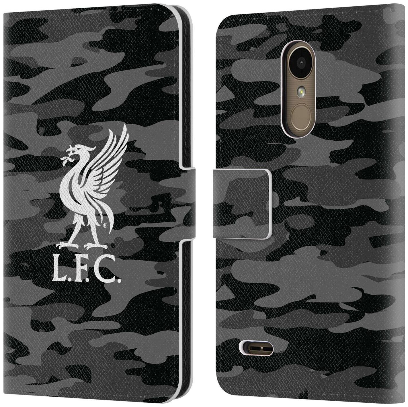 

OFFICIAL LIVERPOOL FOOTBALL CLUB CAMOU PU LEATHER BOOK CASE FOR LG PHONES 1