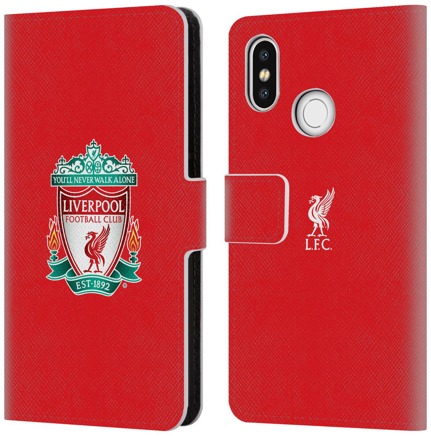 

OFFICIAL LIVERPOOL FOOTBALL CLUB CREST 1 PU LEATHER BOOK CASE FOR XIAOMI PHONES