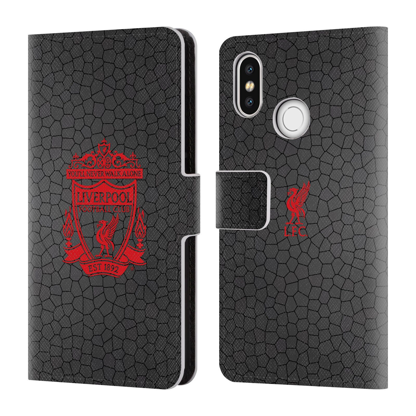 

OFFICIAL LIVERPOOL FOOTBALL CLUB CREST 2 PU LEATHER BOOK CASE FOR XIAOMI PHONES