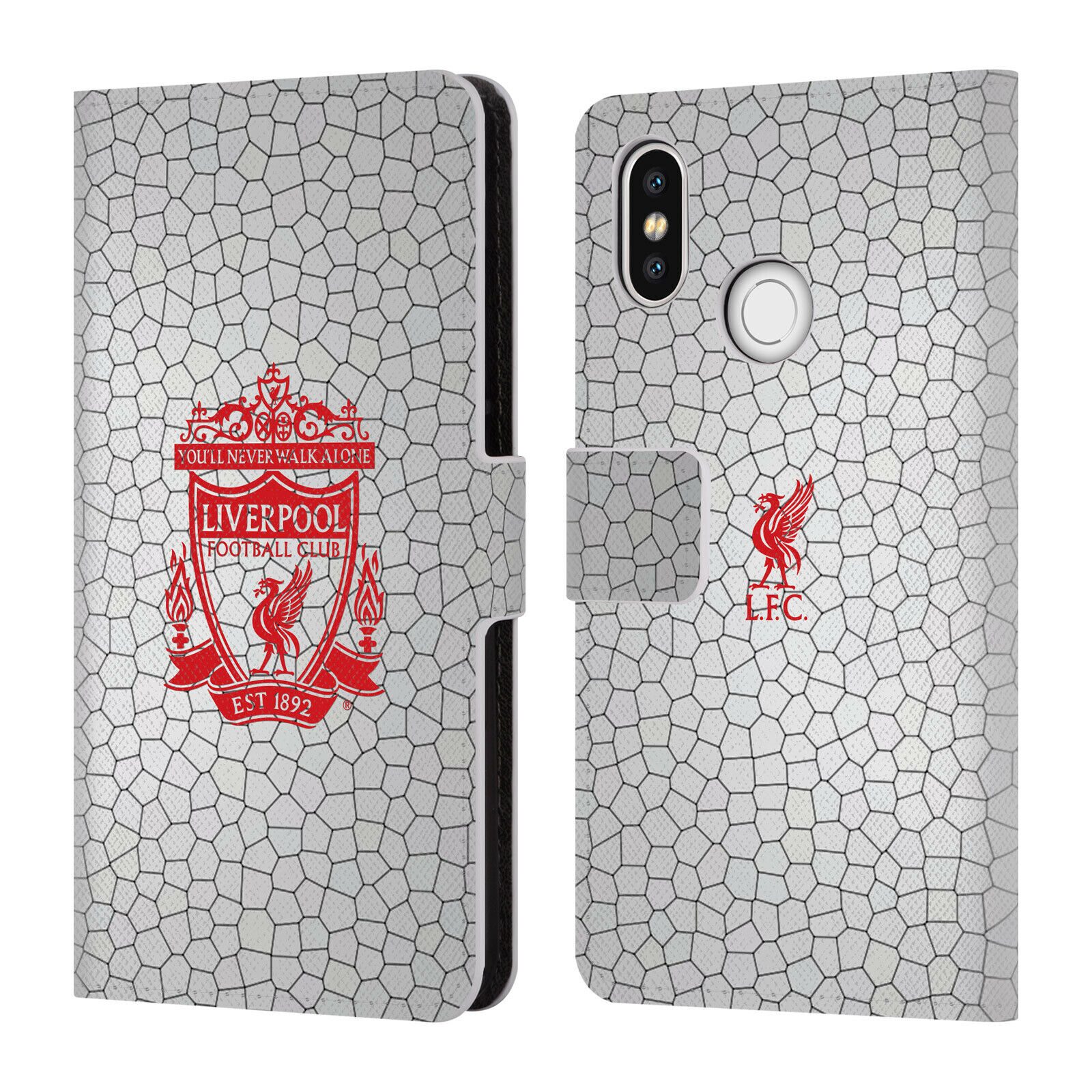 

OFFICIAL LIVERPOOL FOOTBALL CLUB CREST 2 PU LEATHER BOOK CASE FOR XIAOMI PHONES