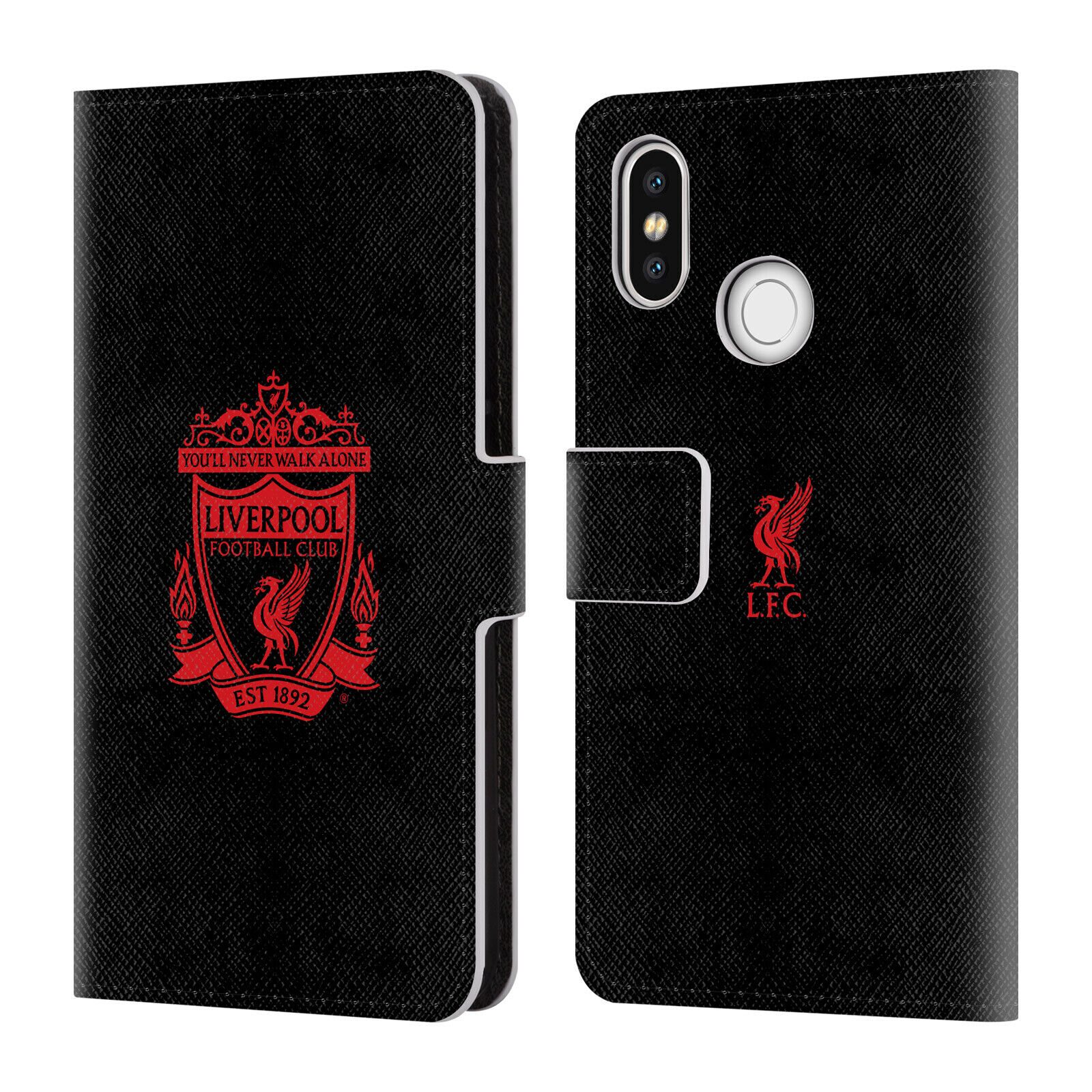 

OFFICIAL LIVERPOOL FOOTBALL CLUB CREST 1 PU LEATHER BOOK CASE FOR XIAOMI PHONES