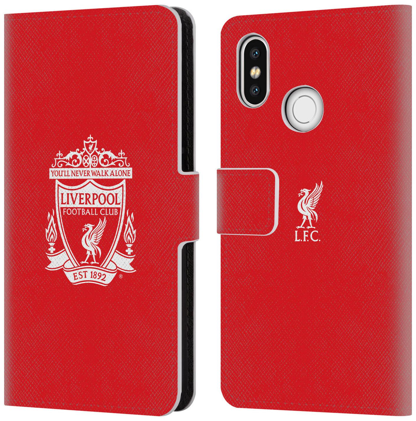 

OFFICIAL LIVERPOOL FOOTBALL CLUB CREST 1 PU LEATHER BOOK CASE FOR XIAOMI PHONES