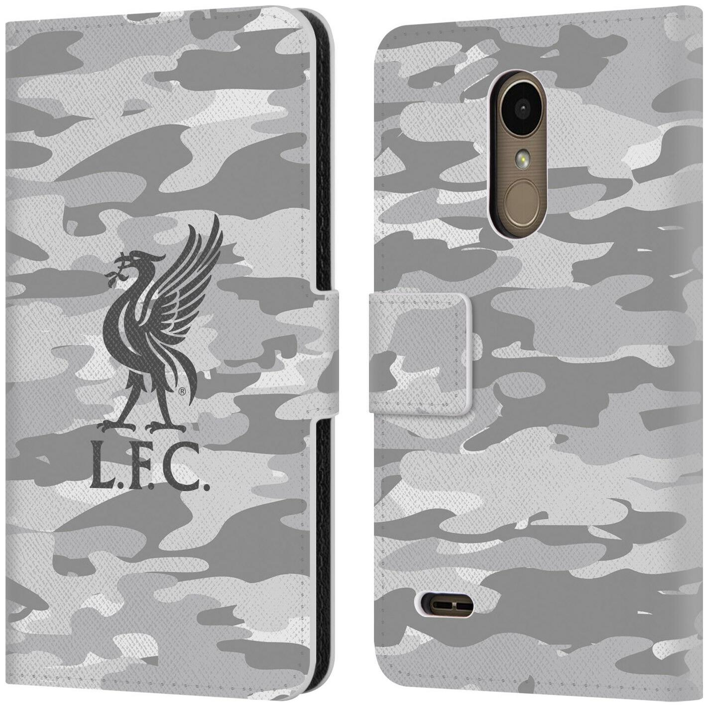 

OFFICIAL LIVERPOOL FOOTBALL CLUB CAMOU PU LEATHER BOOK CASE FOR LG PHONES 1