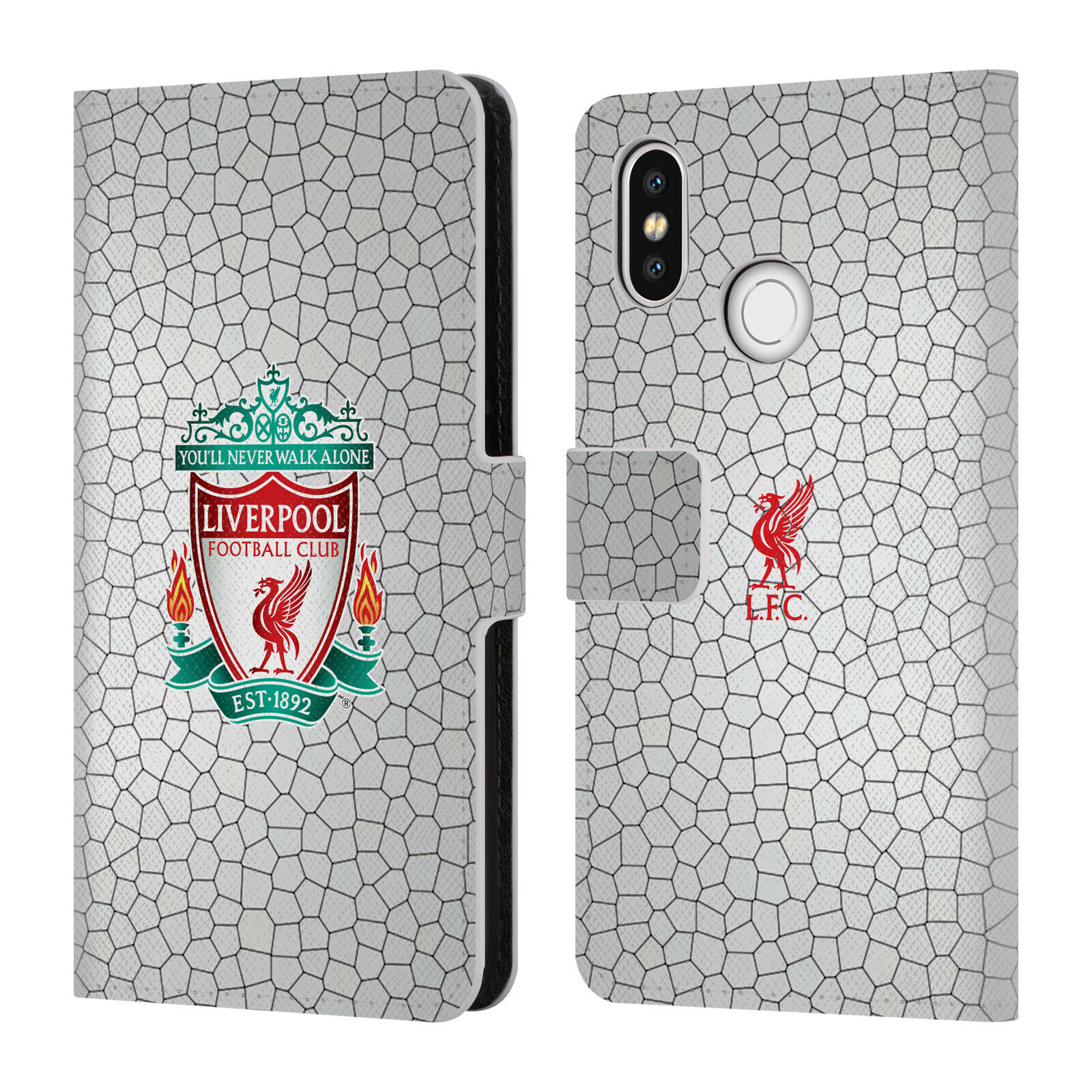 

OFFICIAL LIVERPOOL FOOTBALL CLUB CREST 2 PU LEATHER BOOK CASE FOR XIAOMI PHONES