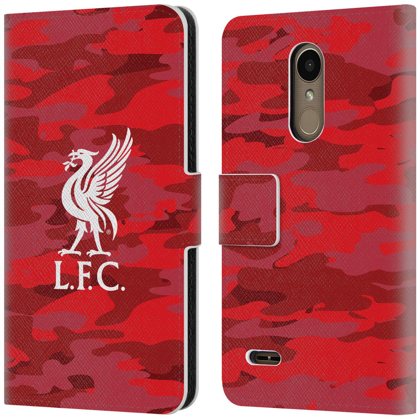 

OFFICIAL LIVERPOOL FOOTBALL CLUB CAMOU PU LEATHER BOOK CASE FOR LG PHONES 1