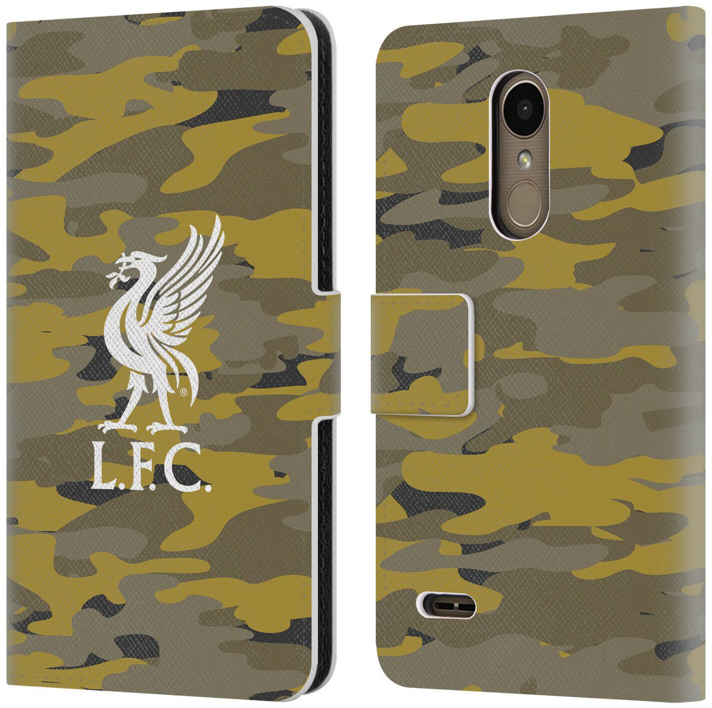 

OFFICIAL LIVERPOOL FOOTBALL CLUB CAMOU PU LEATHER BOOK CASE FOR LG PHONES 1