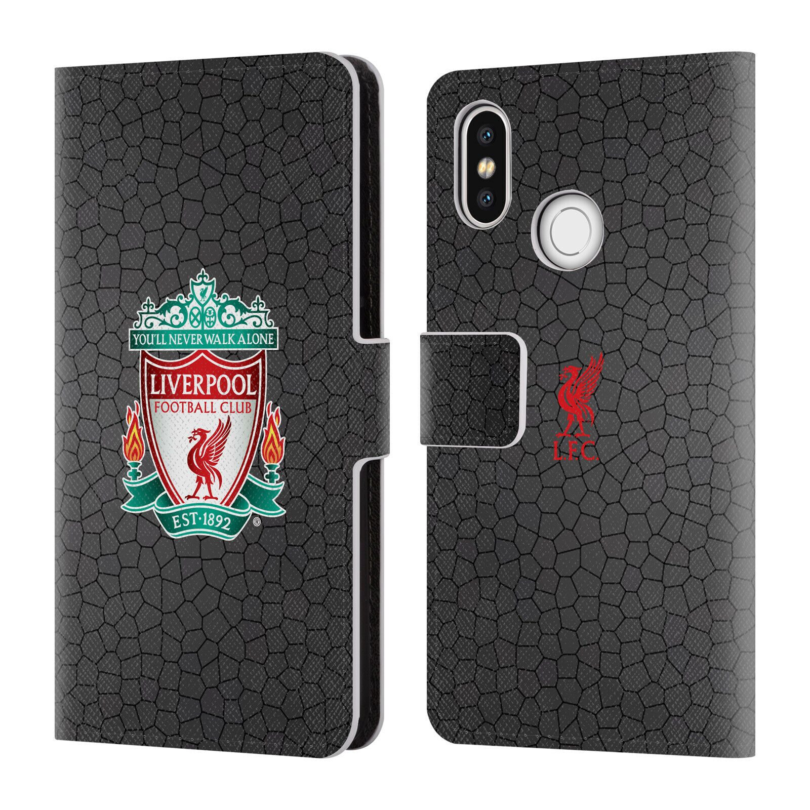 

OFFICIAL LIVERPOOL FOOTBALL CLUB CREST 2 PU LEATHER BOOK CASE FOR XIAOMI PHONES