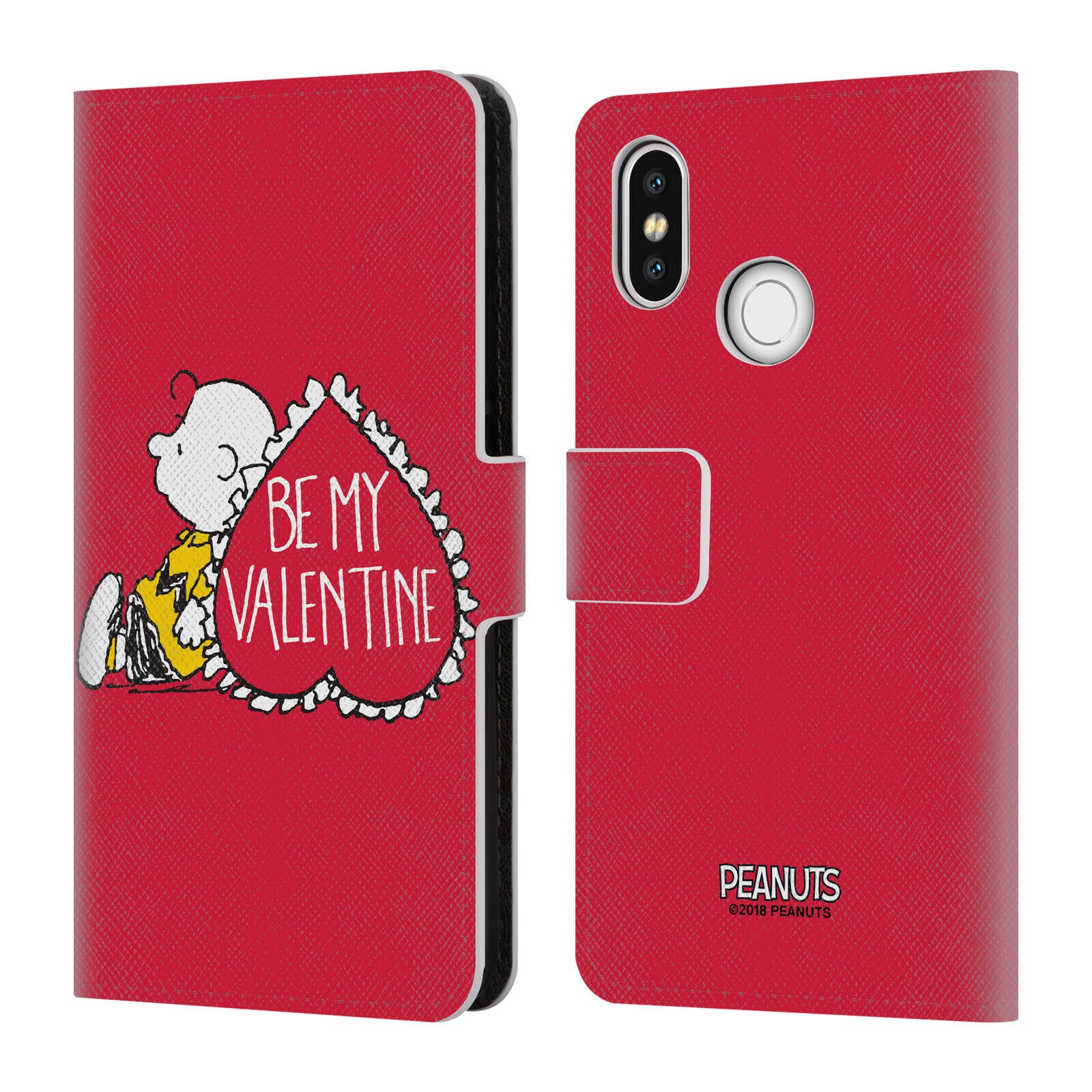 

OFFICIAL PEANUTS SEALED WITH A KISS LEATHER BOOK WALLET CASE FOR XIAOMI PHONES