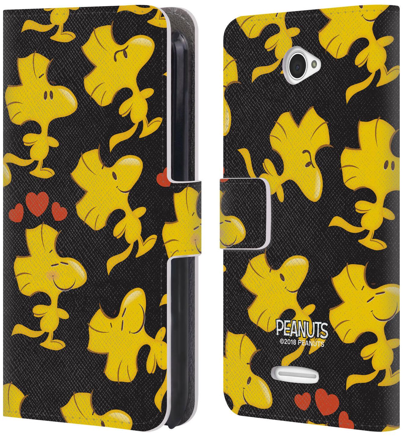 

OFFICIAL PEANUTS CHARACTER PATTERNS LEATHER BOOK WALLET CASE FOR SONY PHONES 2