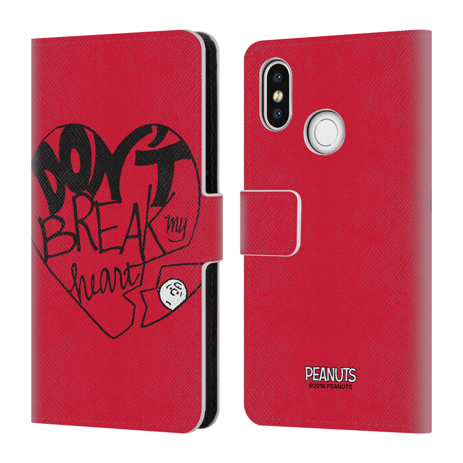 

OFFICIAL PEANUTS SEALED WITH A KISS LEATHER BOOK WALLET CASE FOR XIAOMI PHONES