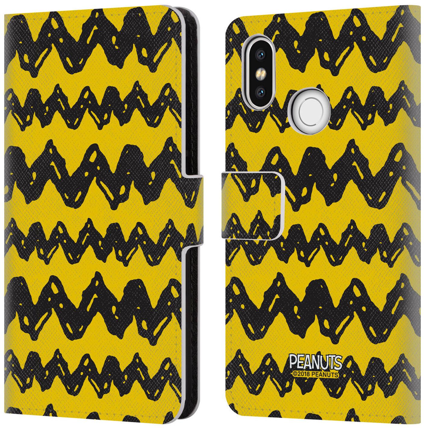 

OFFICIAL PEANUTS CHARLIE BROWN LEATHER BOOK WALLET CASE COVER FOR XIAOMI PHONES