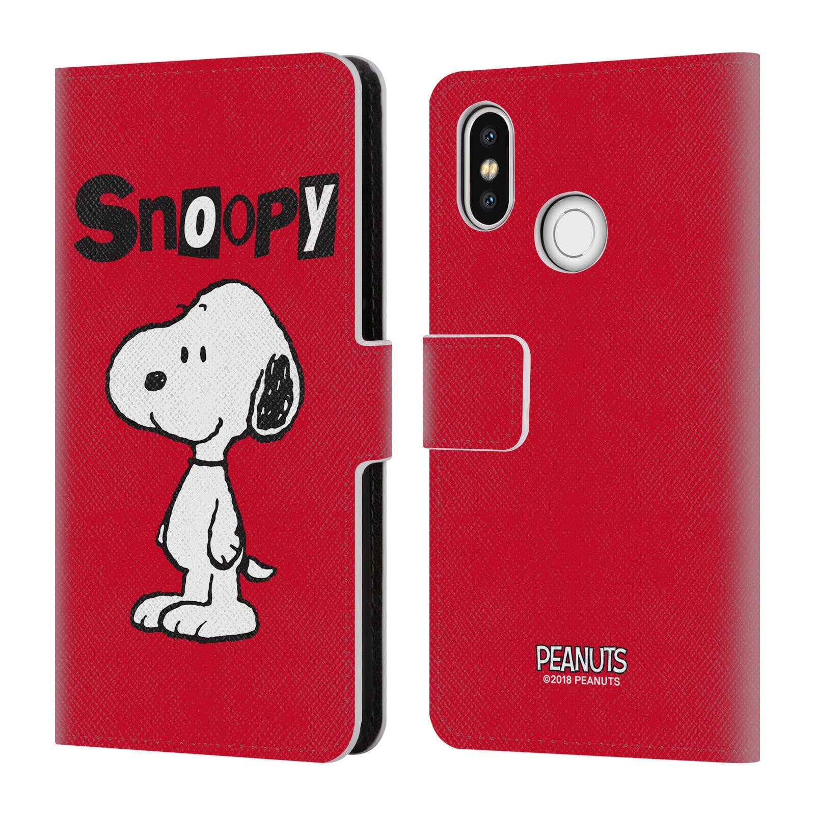 

OFFICIAL PEANUTS CHARACTERS LEATHER BOOK WALLET CASE COVER FOR XIAOMI PHONES