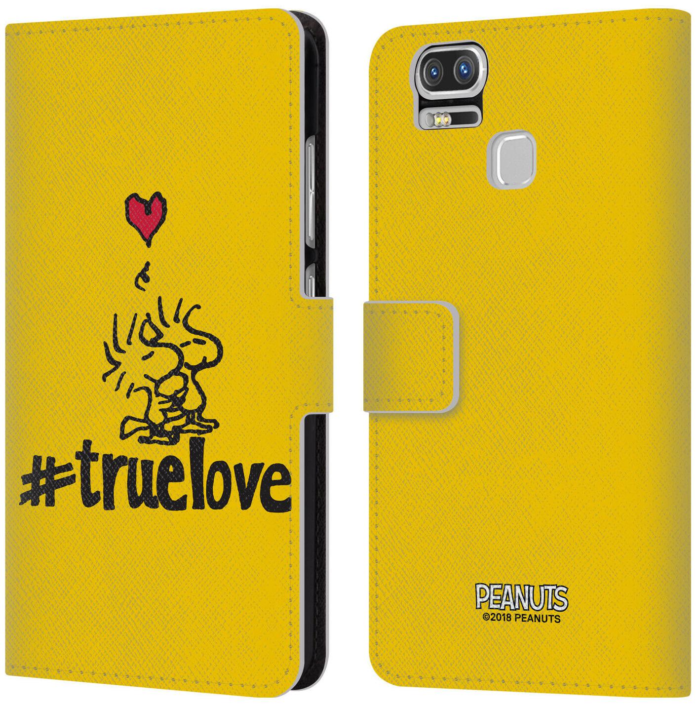 

OFFICIAL PEANUTS SEALED WITH A KISS LEATHER BOOK CASE FOR ASUS ZENFONE PHONES