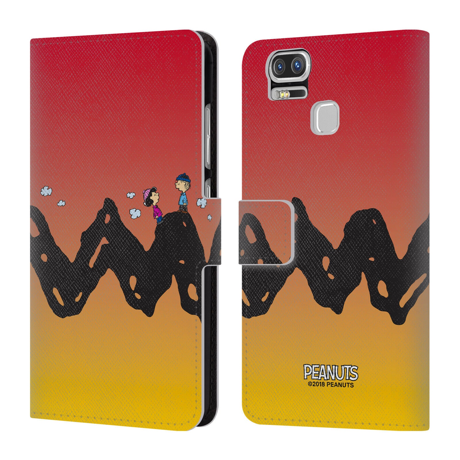

OFFICIAL PEANUTS CHARACTERS LEATHER BOOK WALLET CASE FOR ASUS ZENFONE PHONES