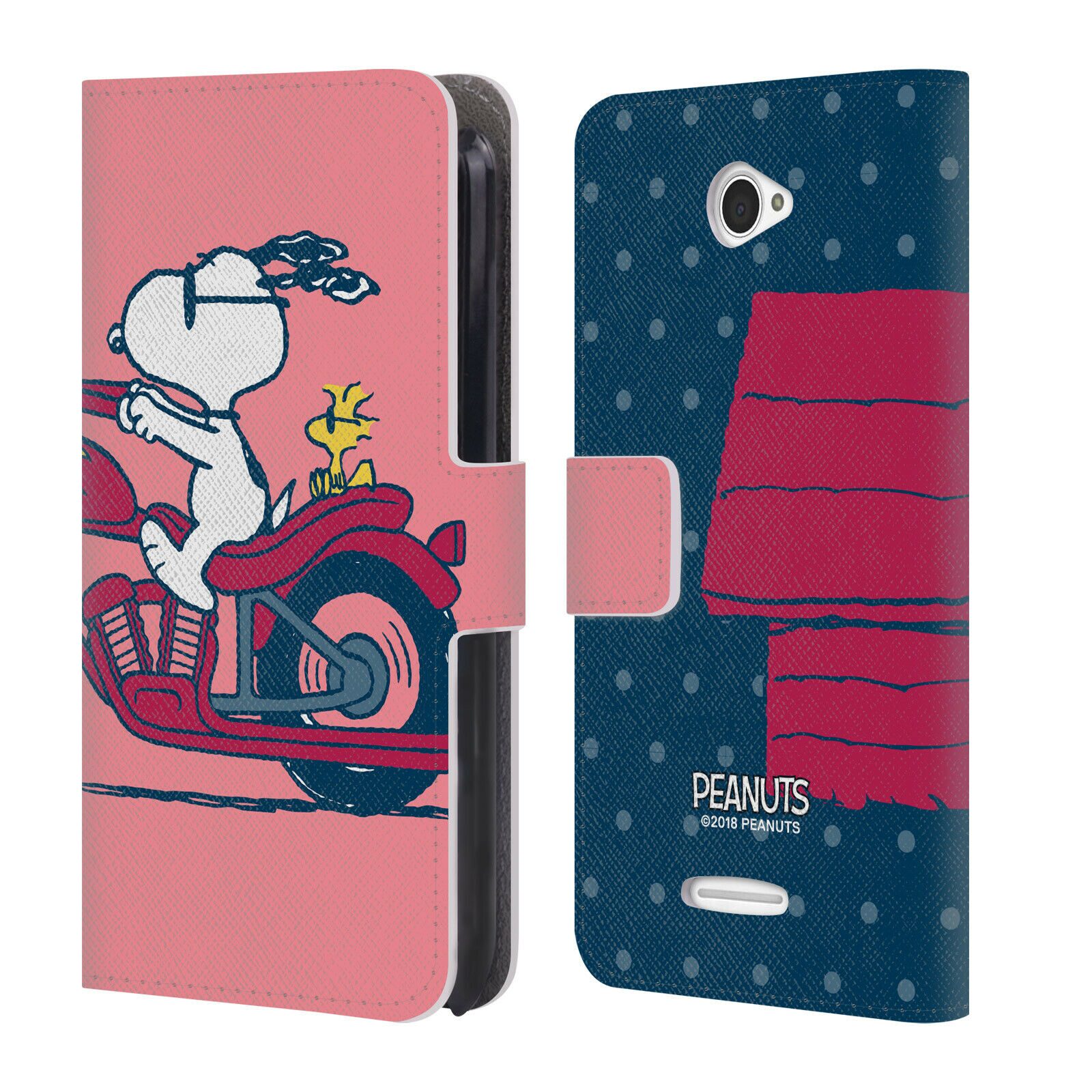 

OFFICIAL PEANUTS HALFS AND LAUGHS LEATHER BOOK WALLET CASE FOR SONY PHONES 2