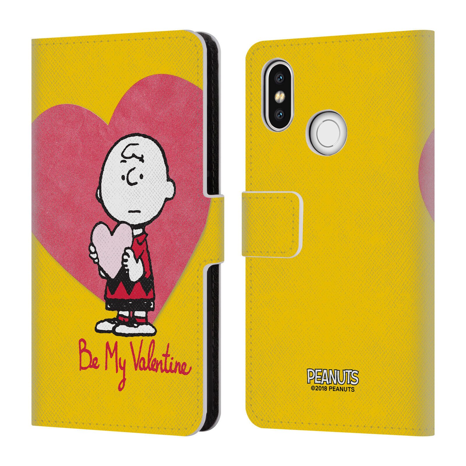 

OFFICIAL PEANUTS SEALED WITH A KISS LEATHER BOOK WALLET CASE FOR XIAOMI PHONES