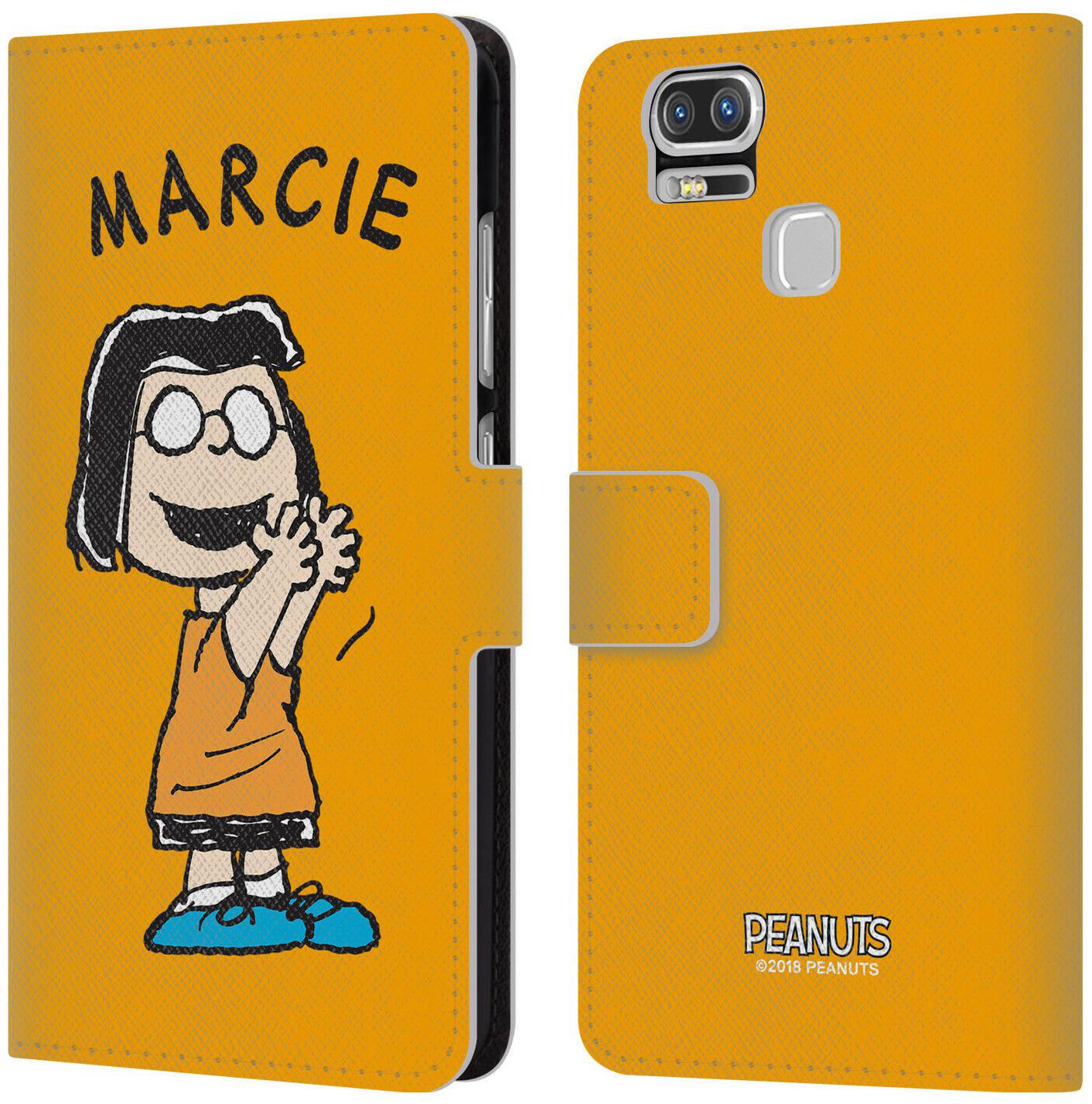 

OFFICIAL PEANUTS CHARACTERS LEATHER BOOK WALLET CASE FOR ASUS ZENFONE PHONES