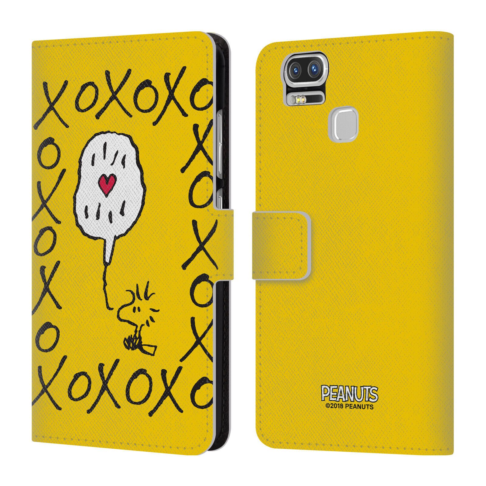 

OFFICIAL PEANUTS SEALED WITH A KISS LEATHER BOOK CASE FOR ASUS ZENFONE PHONES